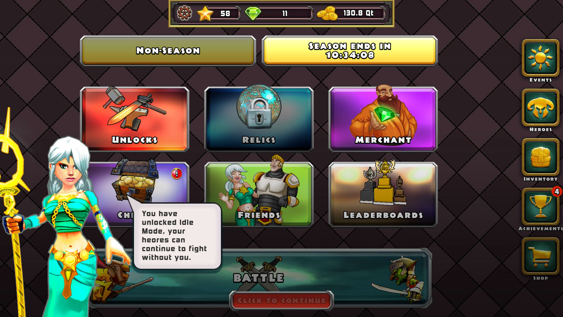 Screenshot for Heroes of Havoc: Idle Adventures