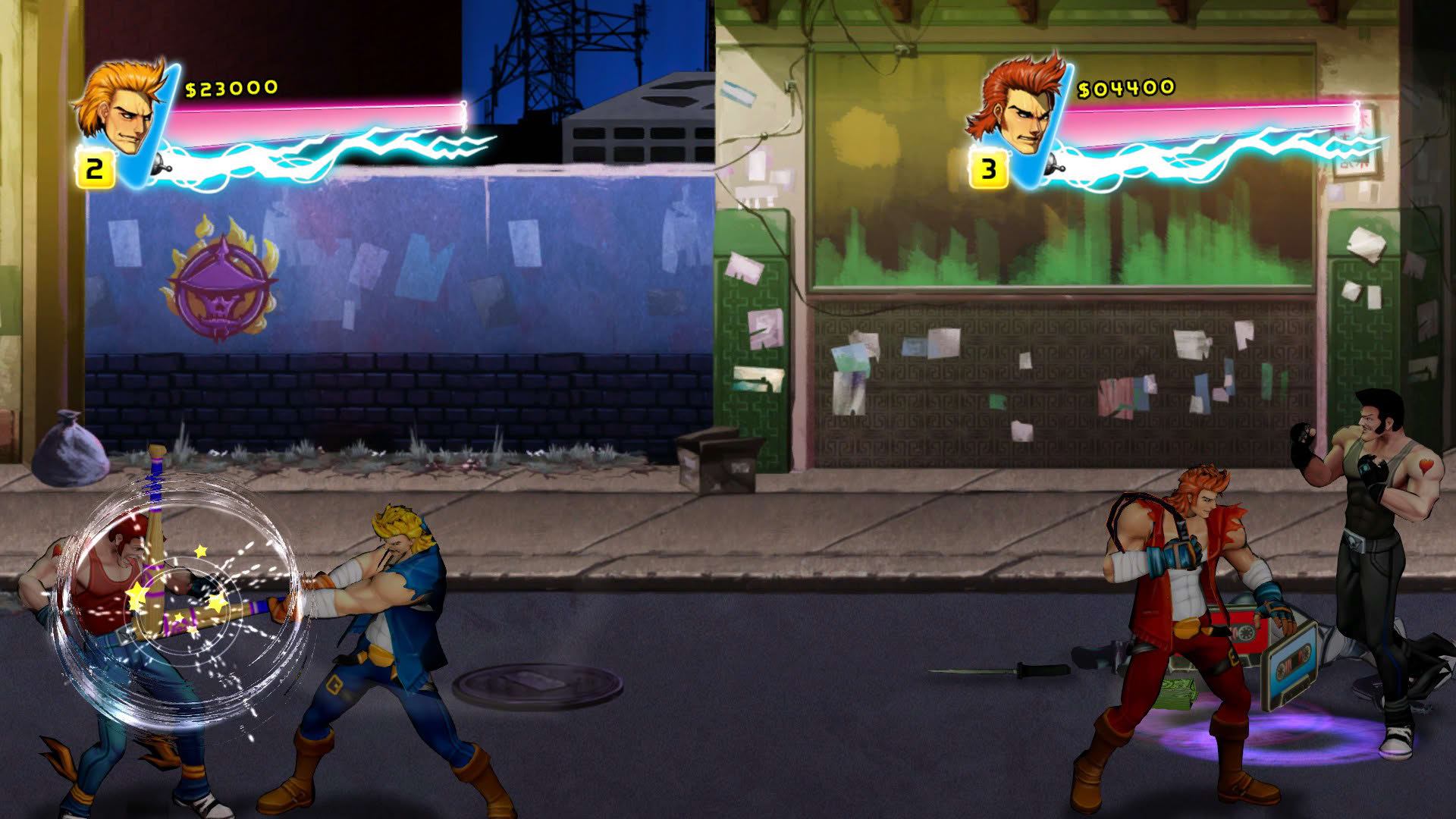 Screenshot for Double Dragon Neon