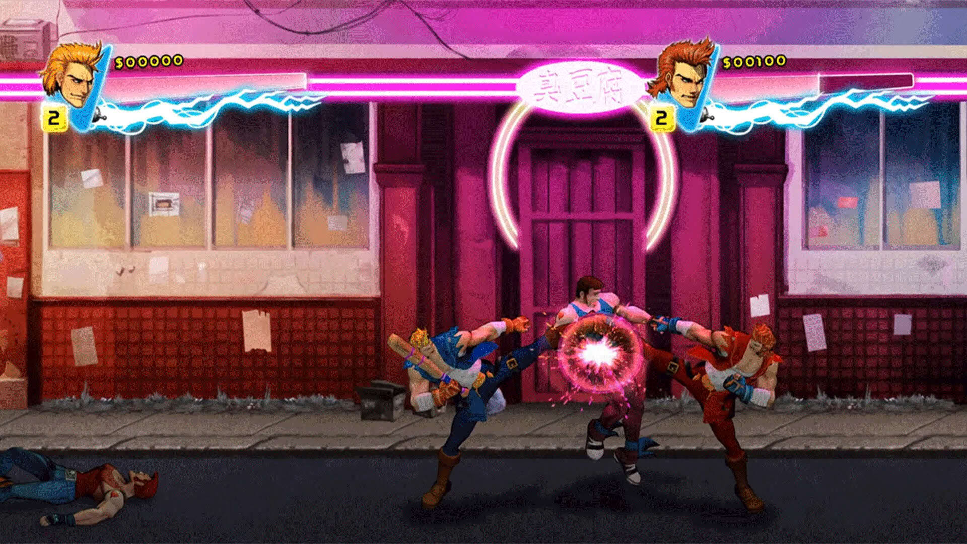 Screenshot for Double Dragon Neon