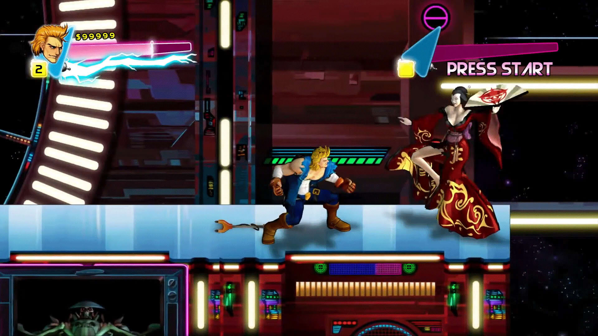 Screenshot for Double Dragon Neon