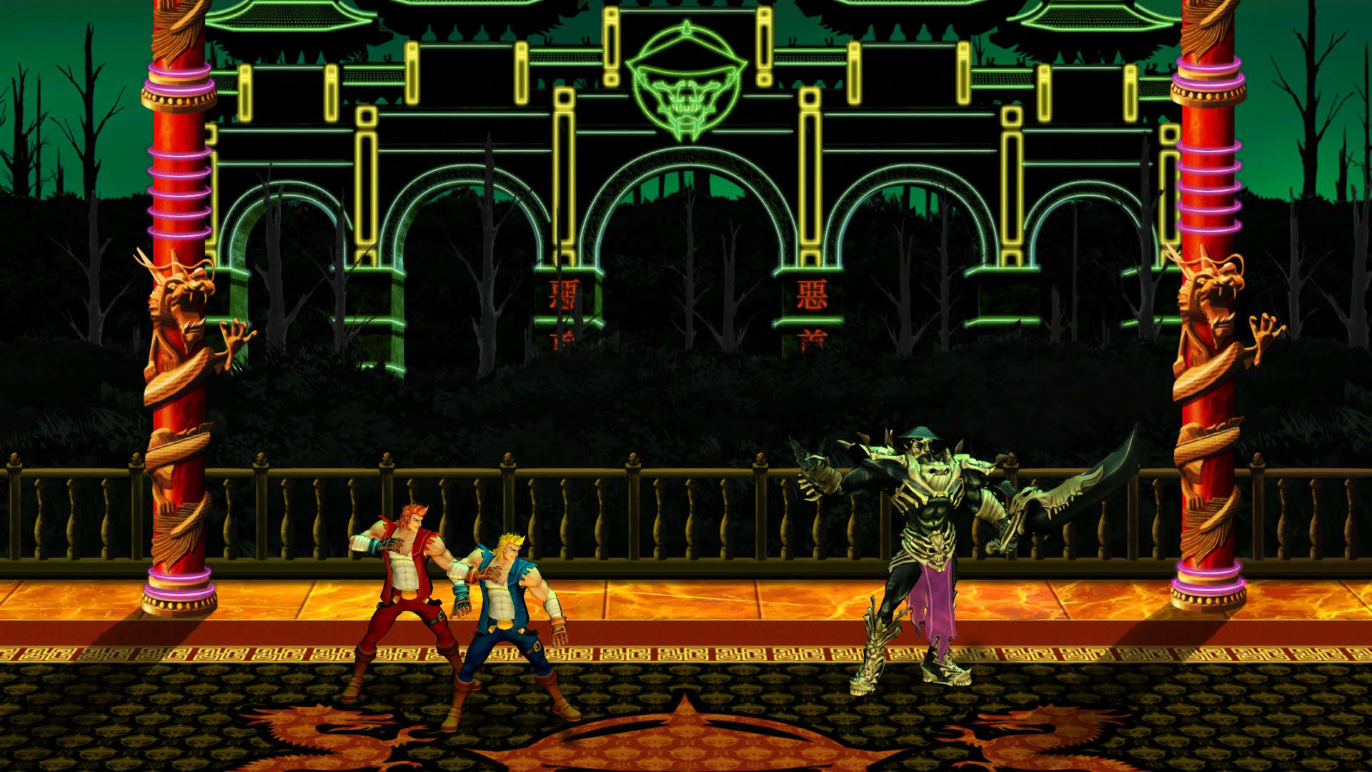 Screenshot for Double Dragon Neon