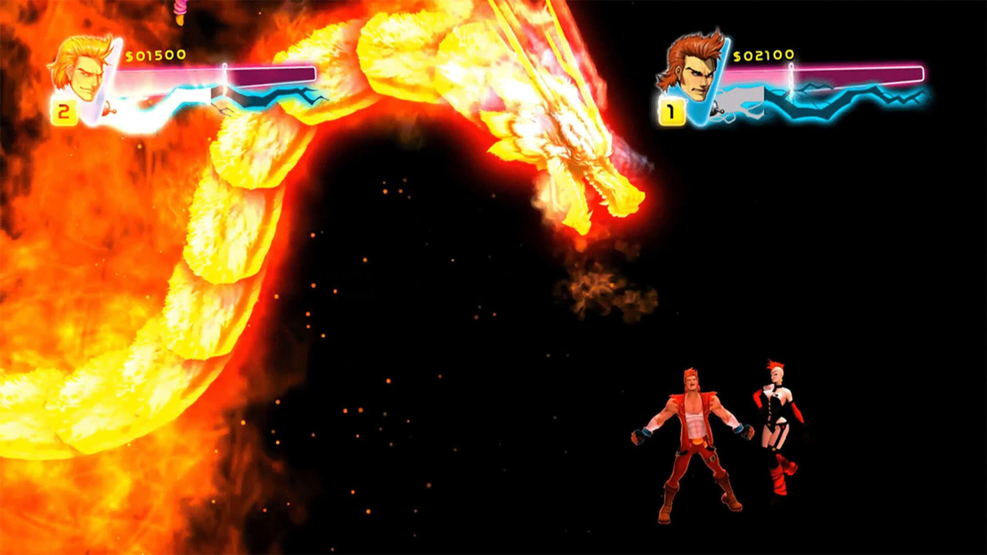 Screenshot for Double Dragon Neon