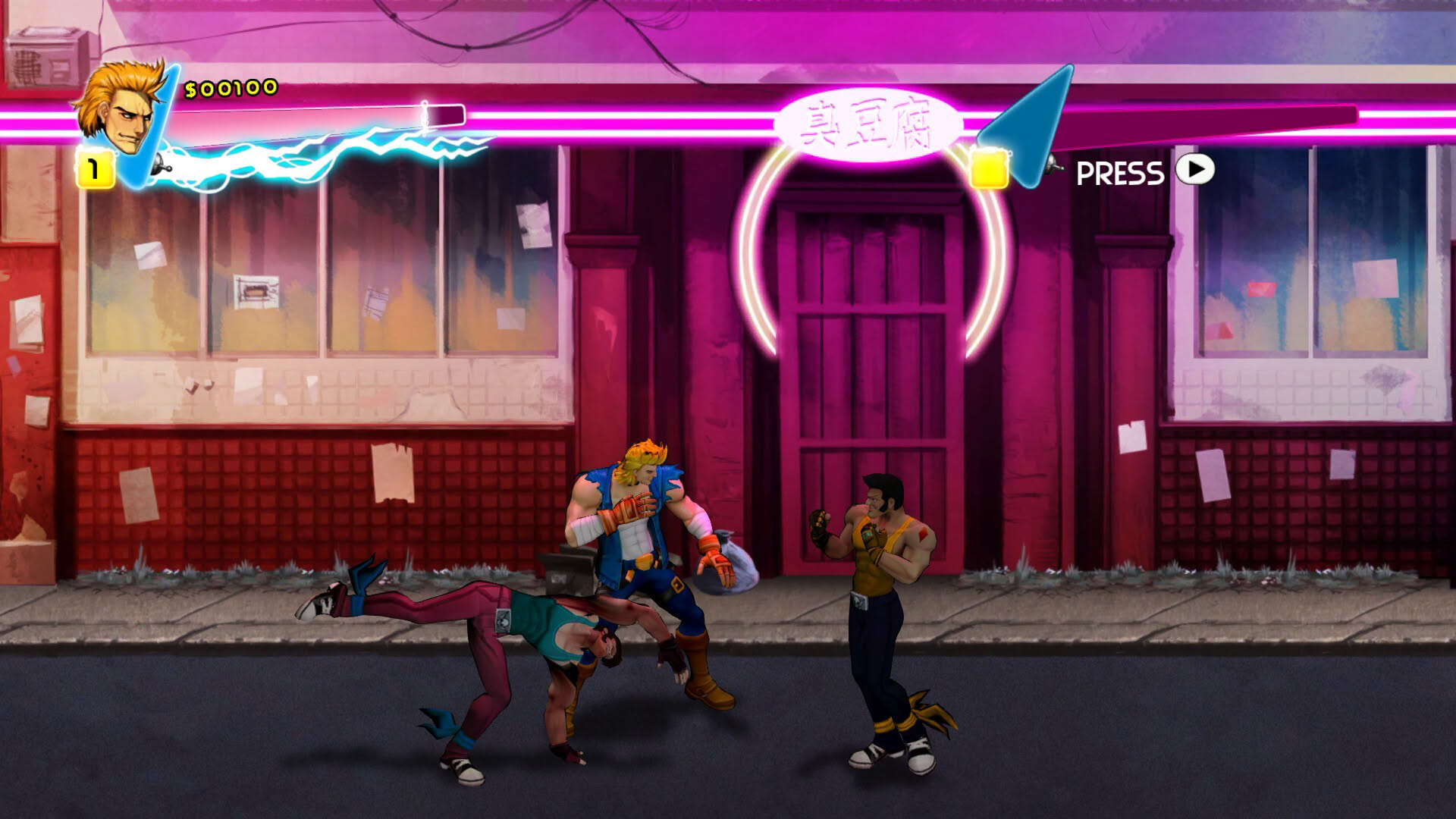 Screenshot for Double Dragon Neon
