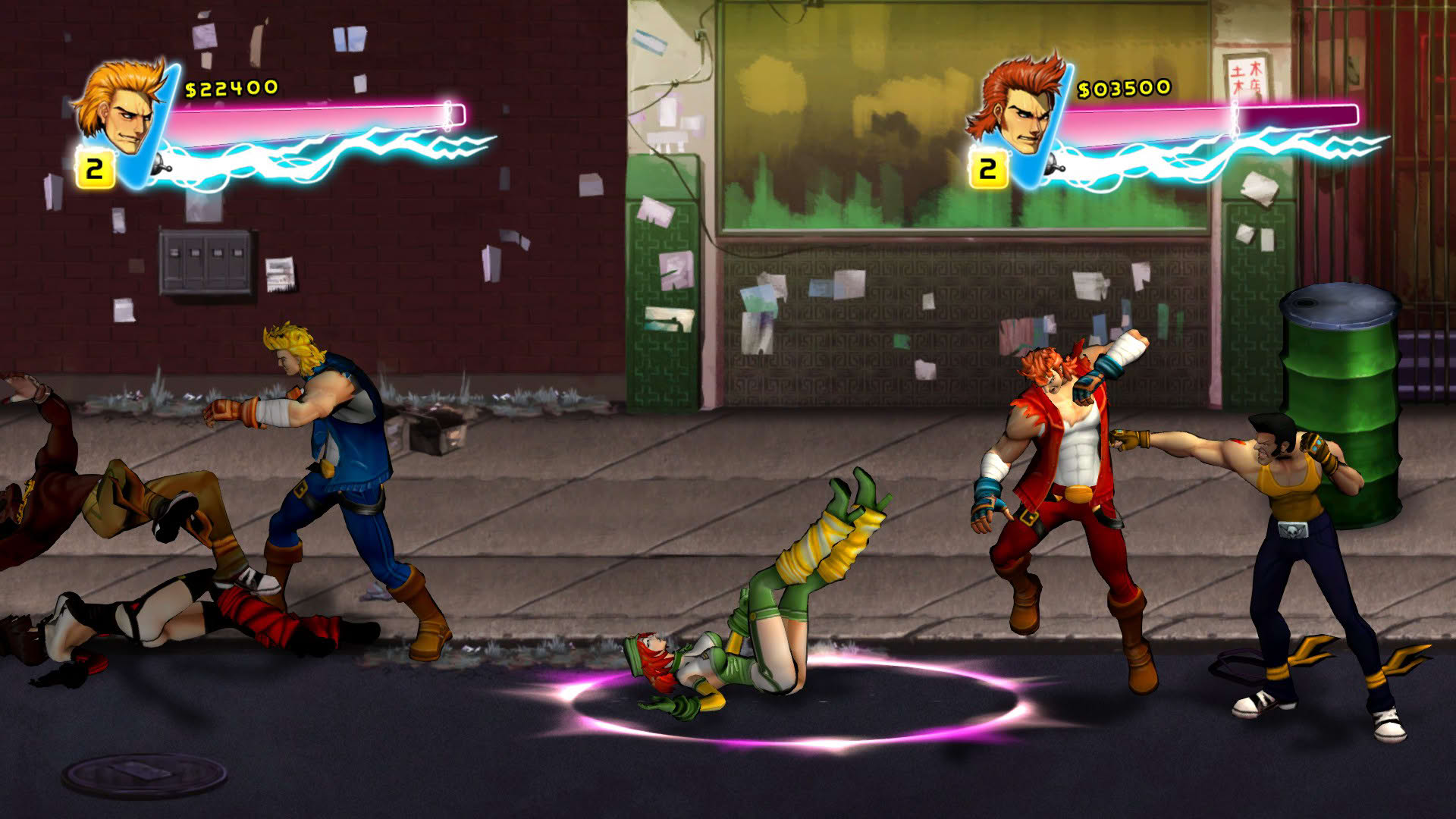 Screenshot for Double Dragon Neon
