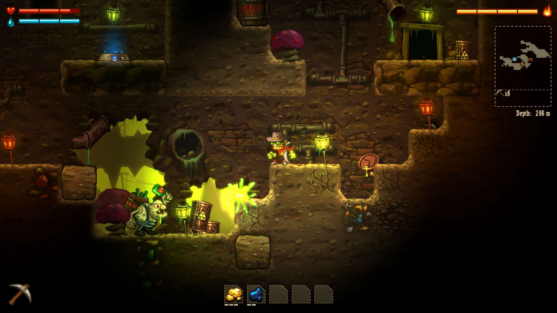 Screenshot for SteamWorld Dig