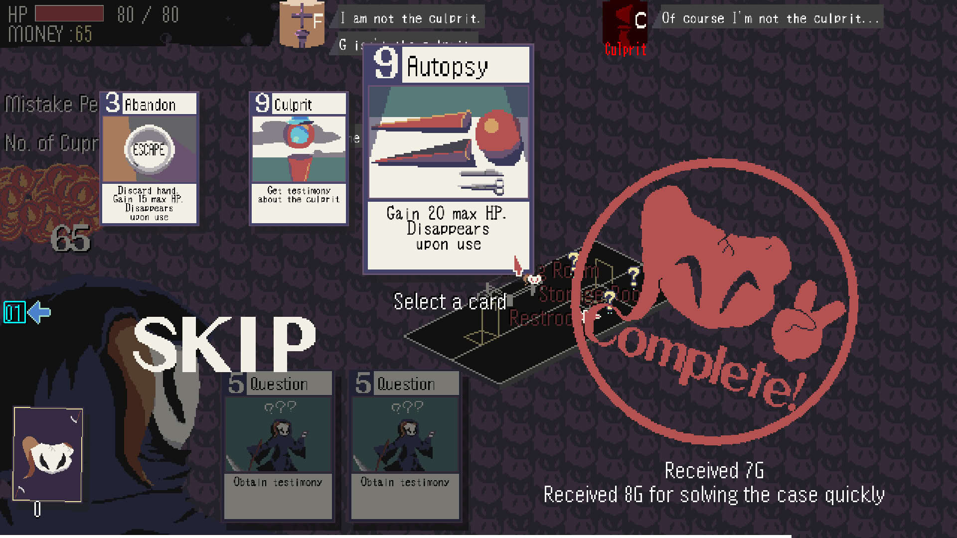 Screenshot for The Detective Reaper Invites