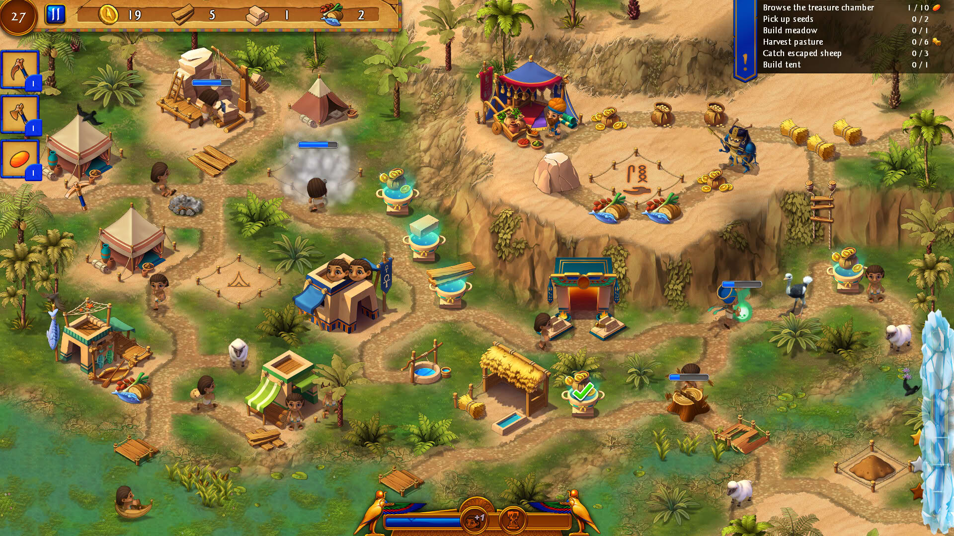 Screenshot for Heroes of Egypt: The Curse of Sethos