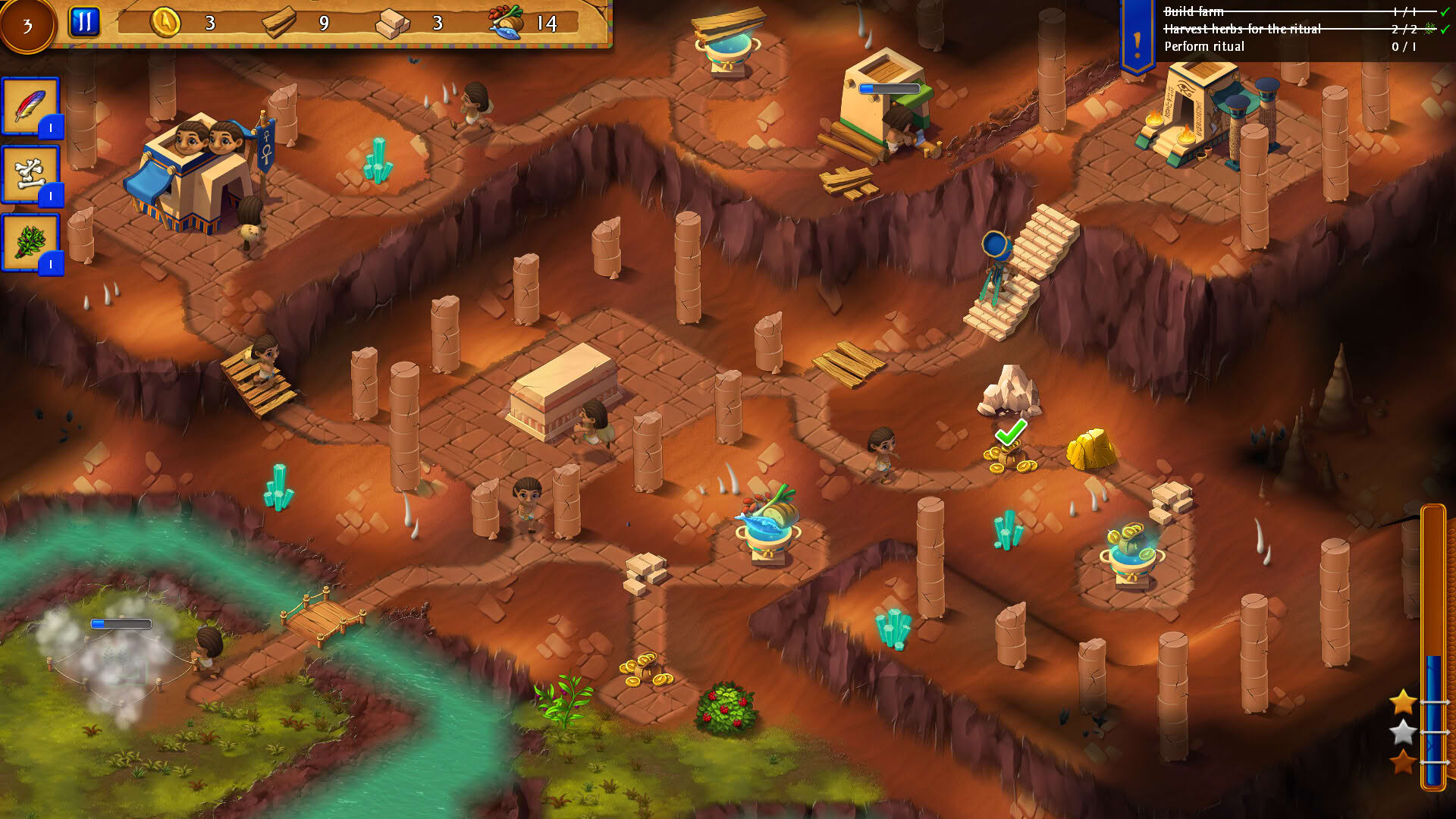 Screenshot for Heroes of Egypt: The Curse of Sethos