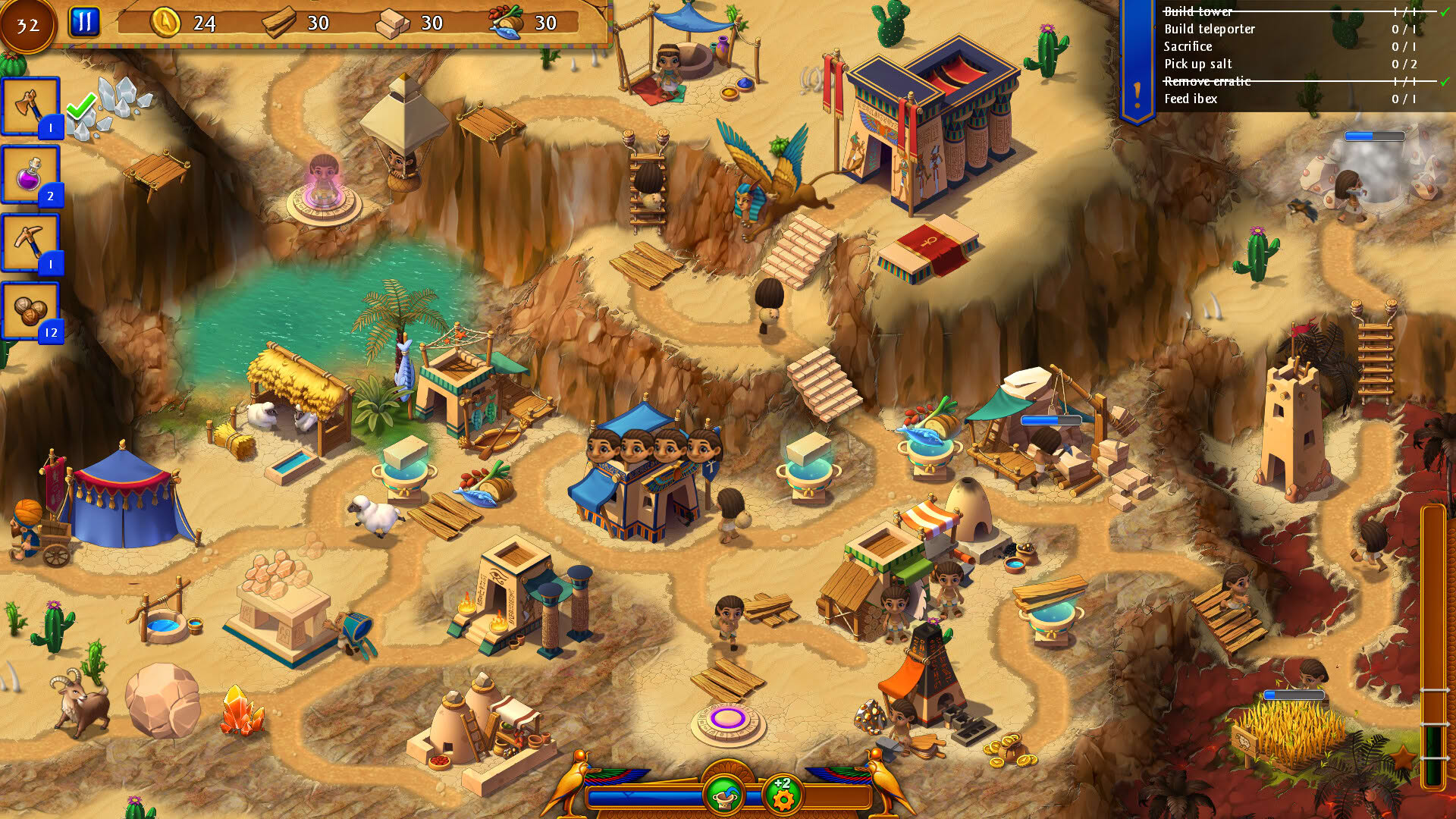 Screenshot for Heroes of Egypt: The Curse of Sethos