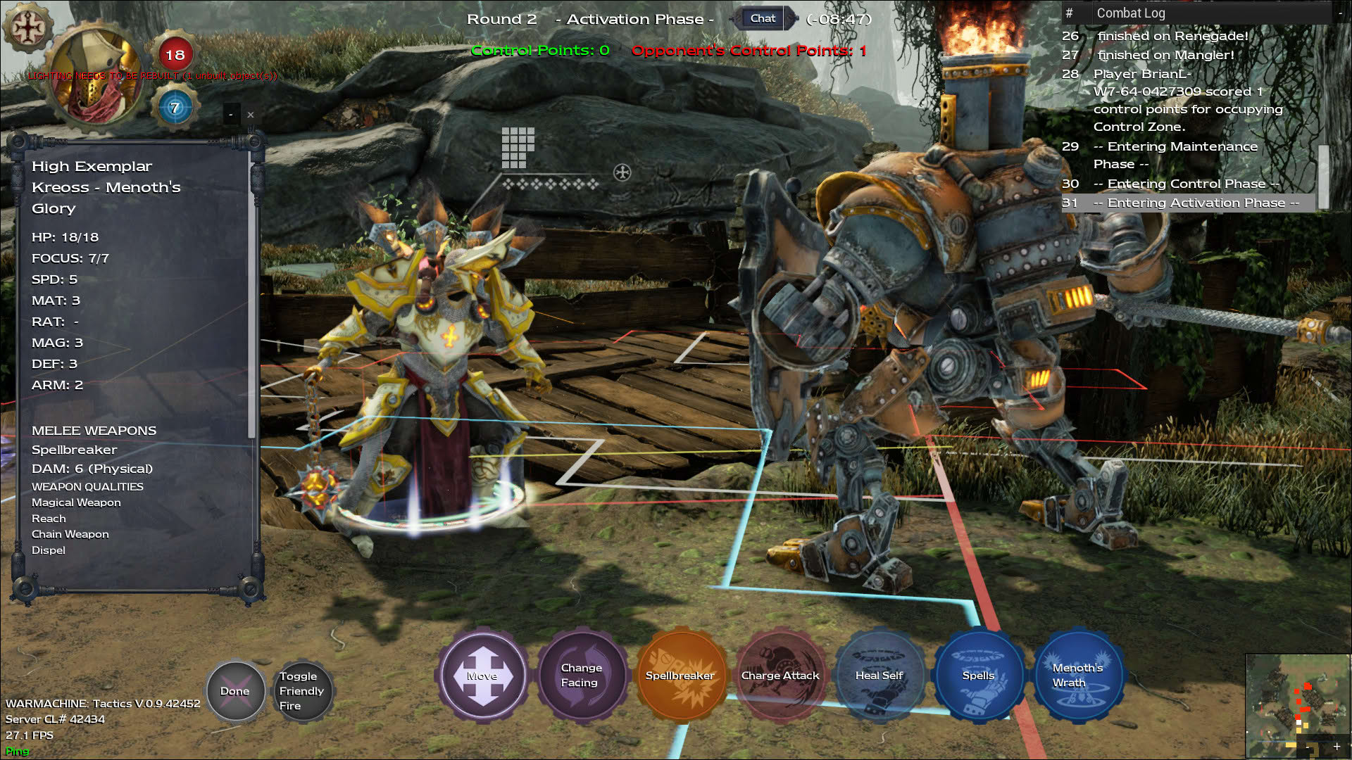 Screenshot for Warmachine: Tactics
