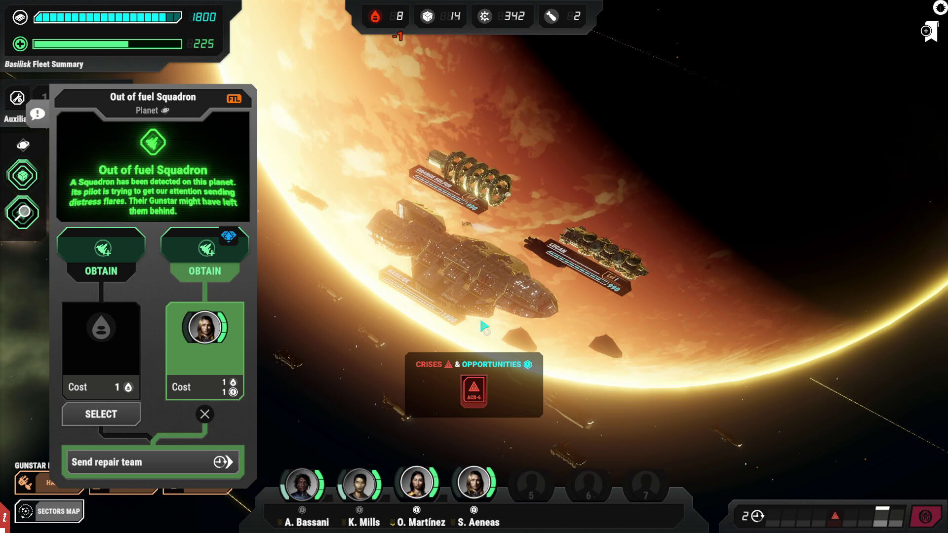 Screenshot for Battlestar Galactica: Scattered Hopes