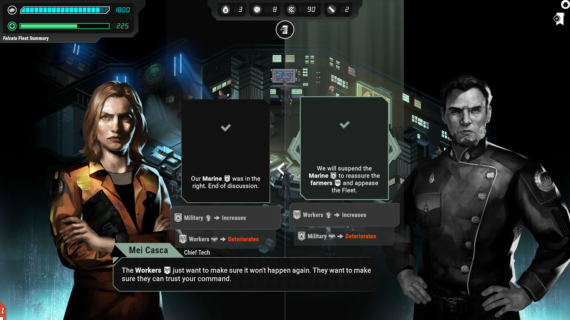Screenshot for Battlestar Galactica: Scattered Hopes