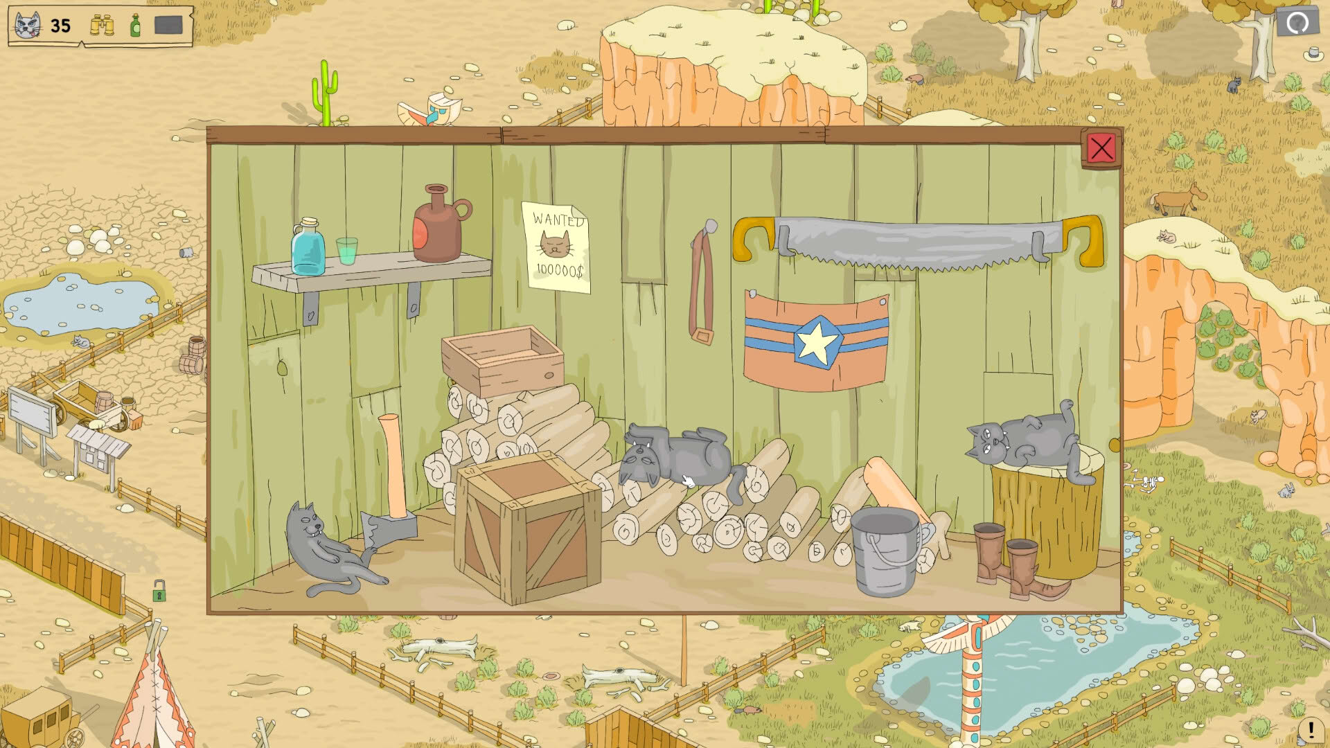 Screenshot for Hidden Cat Outlaws