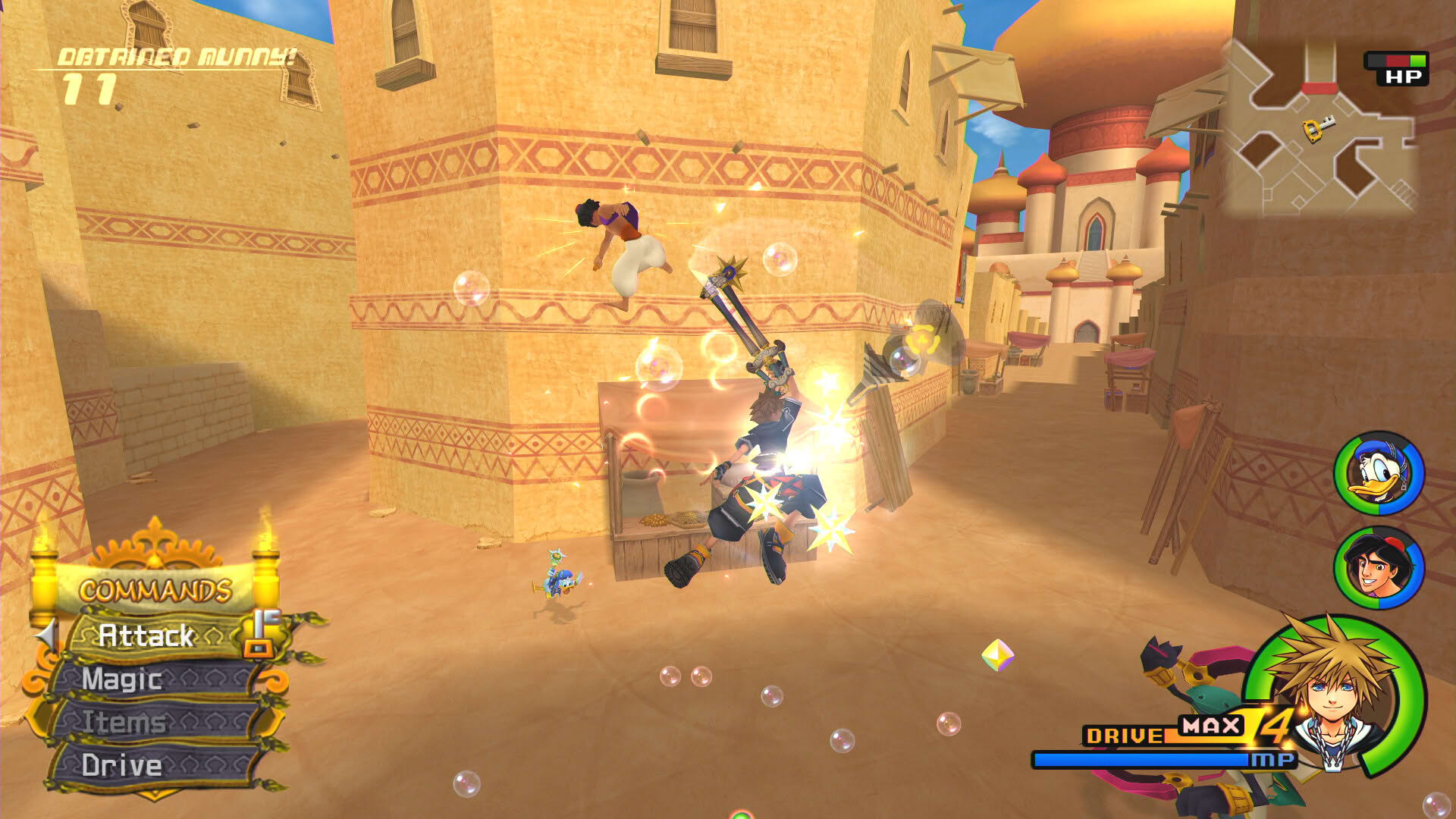 Screenshot for Kingdom Hearts Re:Chain of Memories