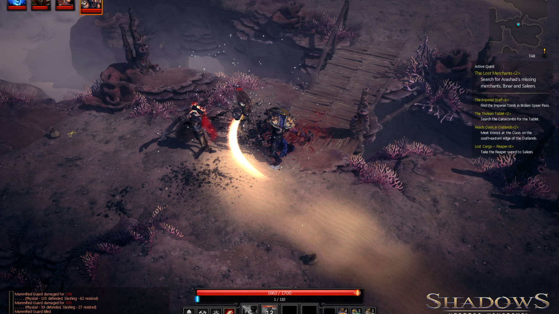 Screenshot for Shadows: Heretic Kingdoms