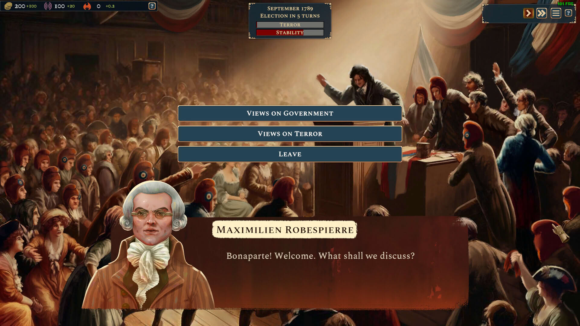 Screenshot for Bonaparte: A Mechanized Revolution