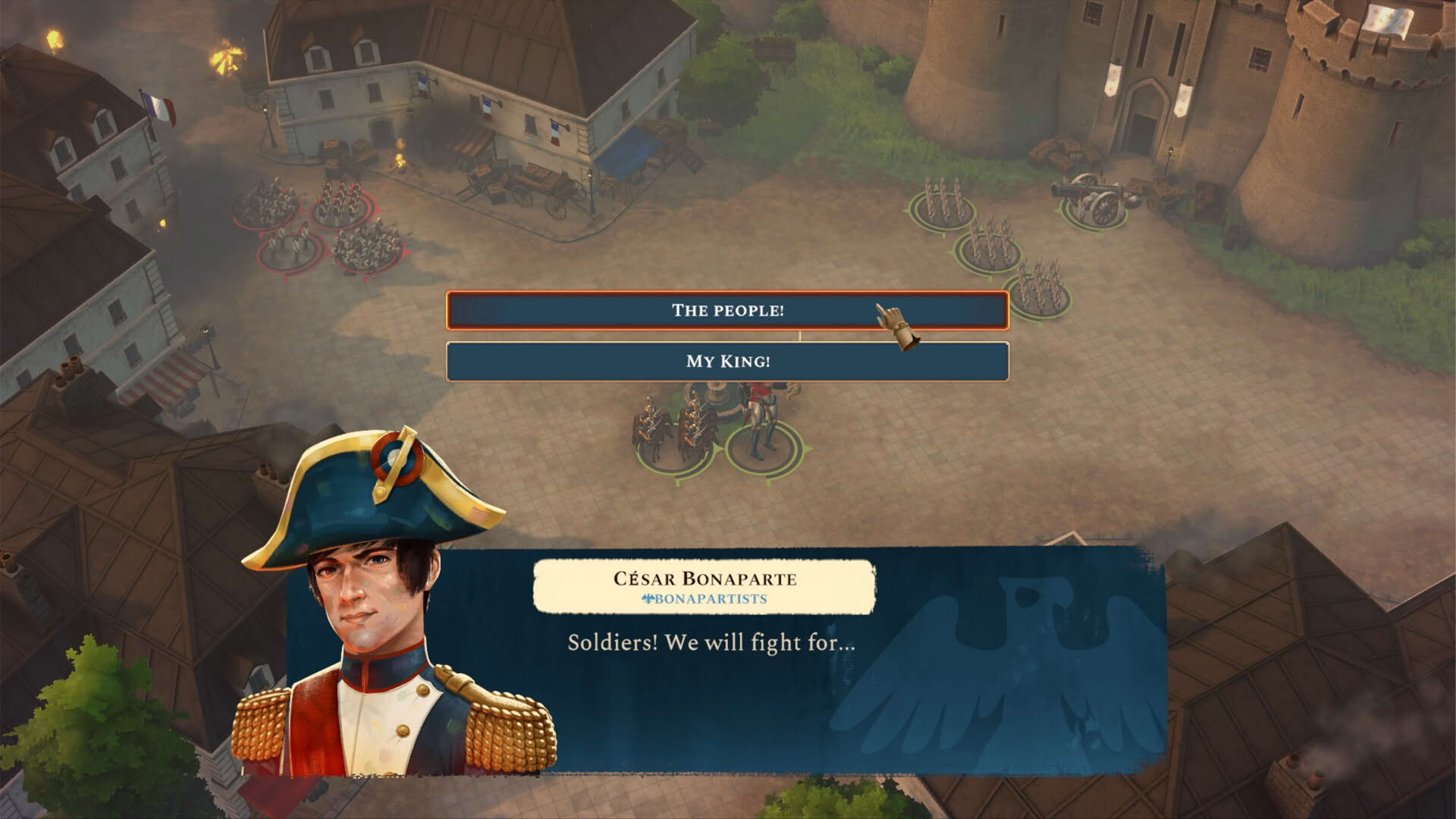 Screenshot for Bonaparte: A Mechanized Revolution