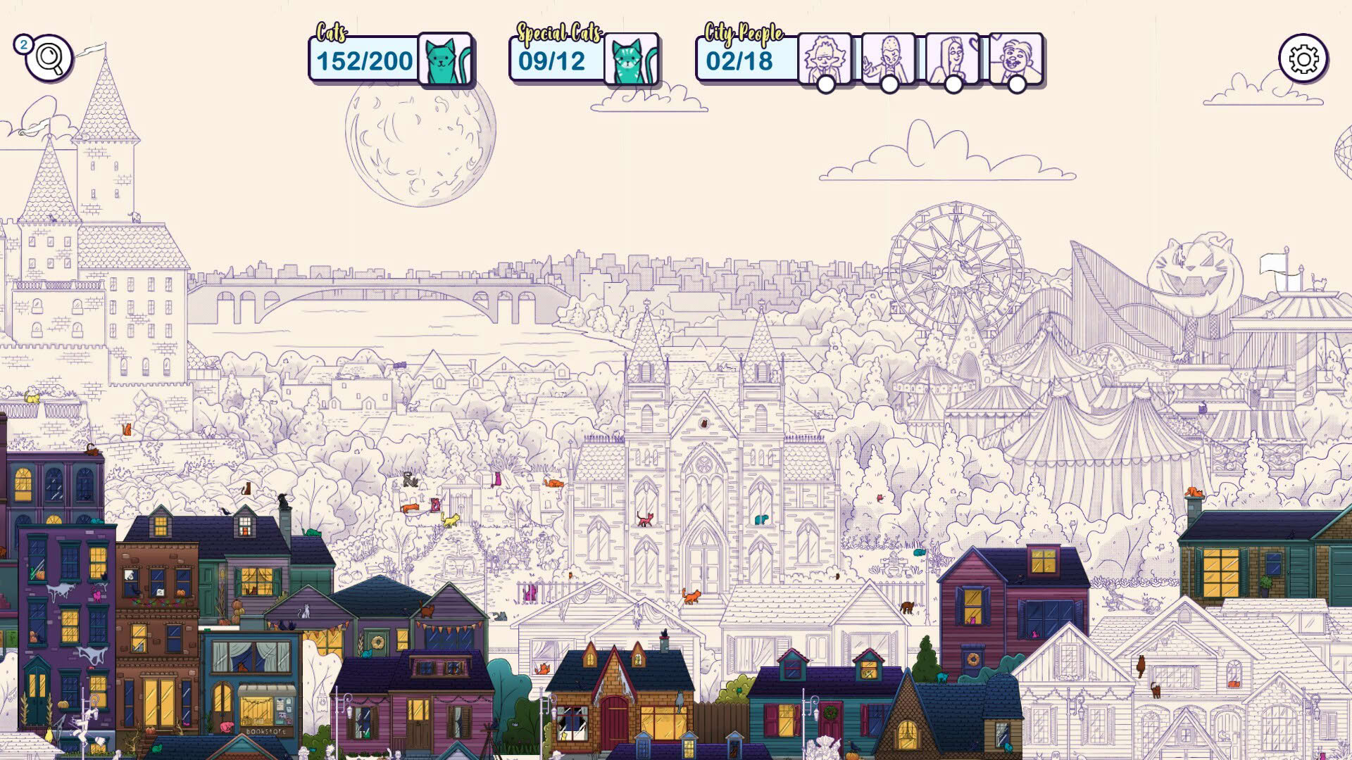 Screenshot for Hidden Cats in Spooky Town