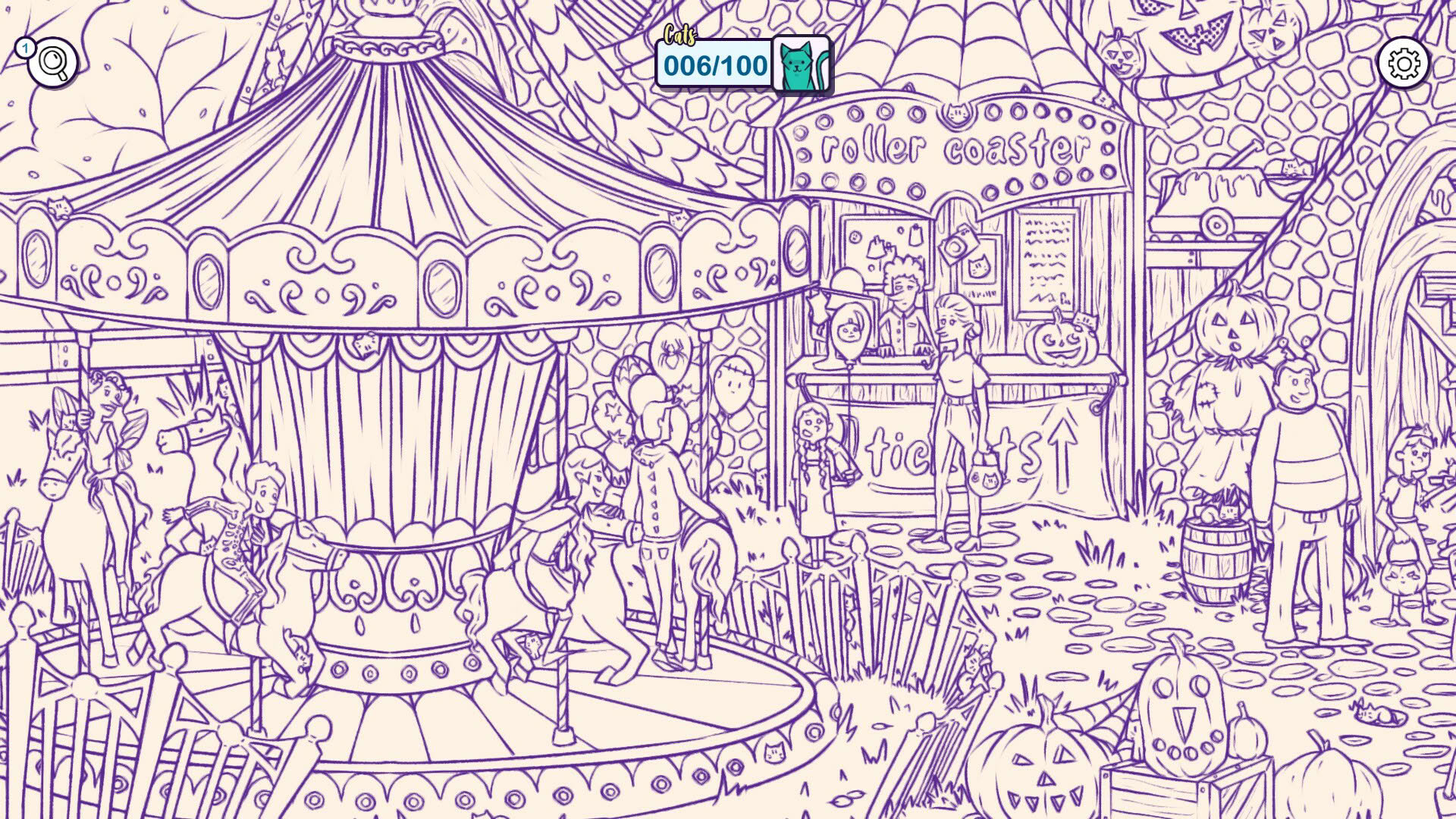 Screenshot for Hidden Cats in Spooky Town