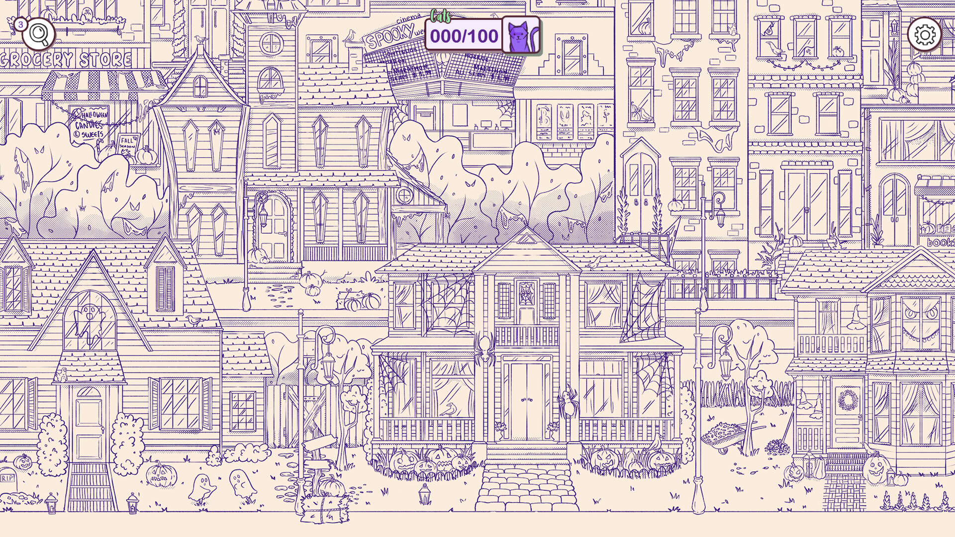 Screenshot for Hidden Cats in Spooky Town