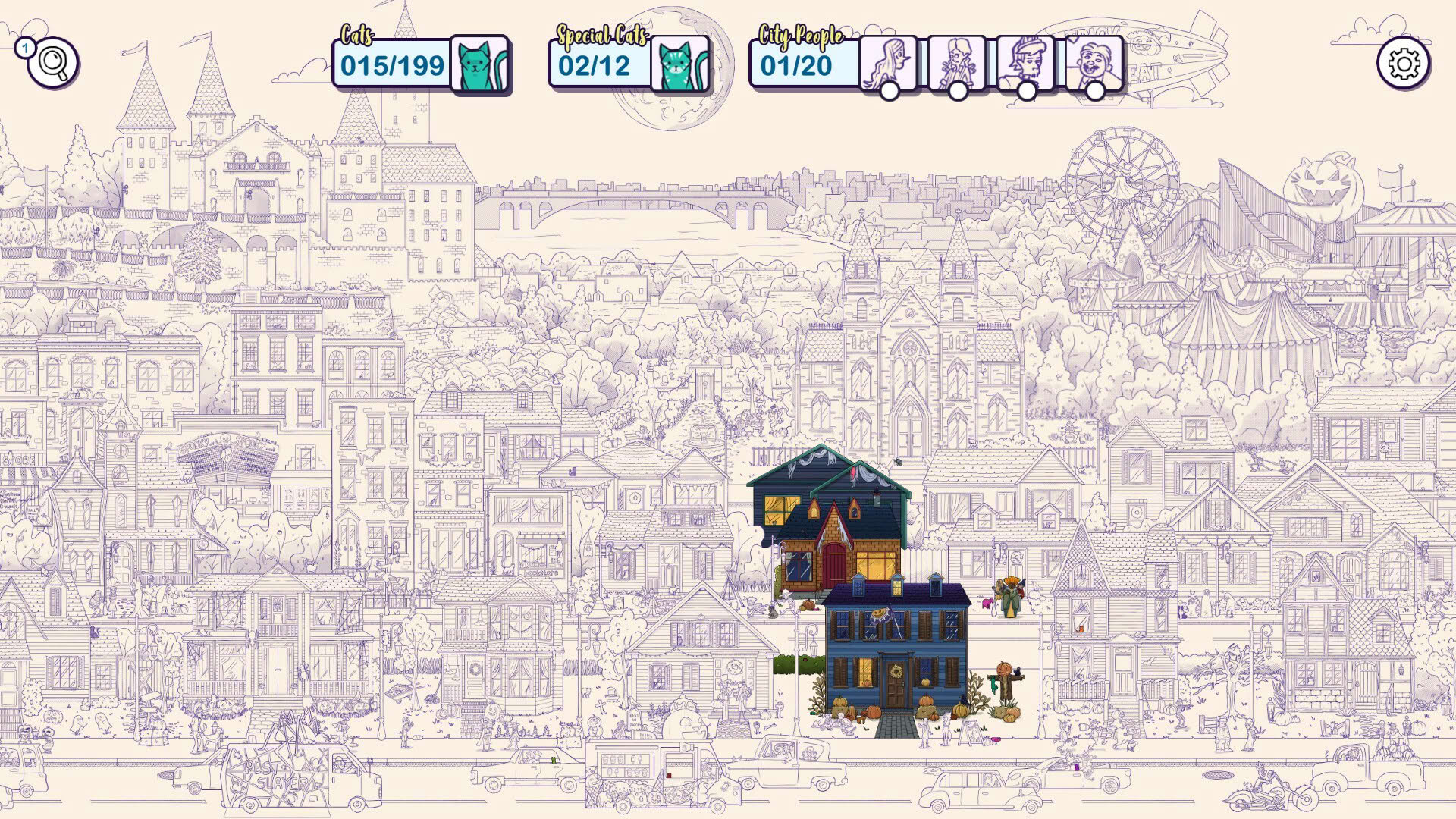 Screenshot for Hidden Cats in Spooky Town