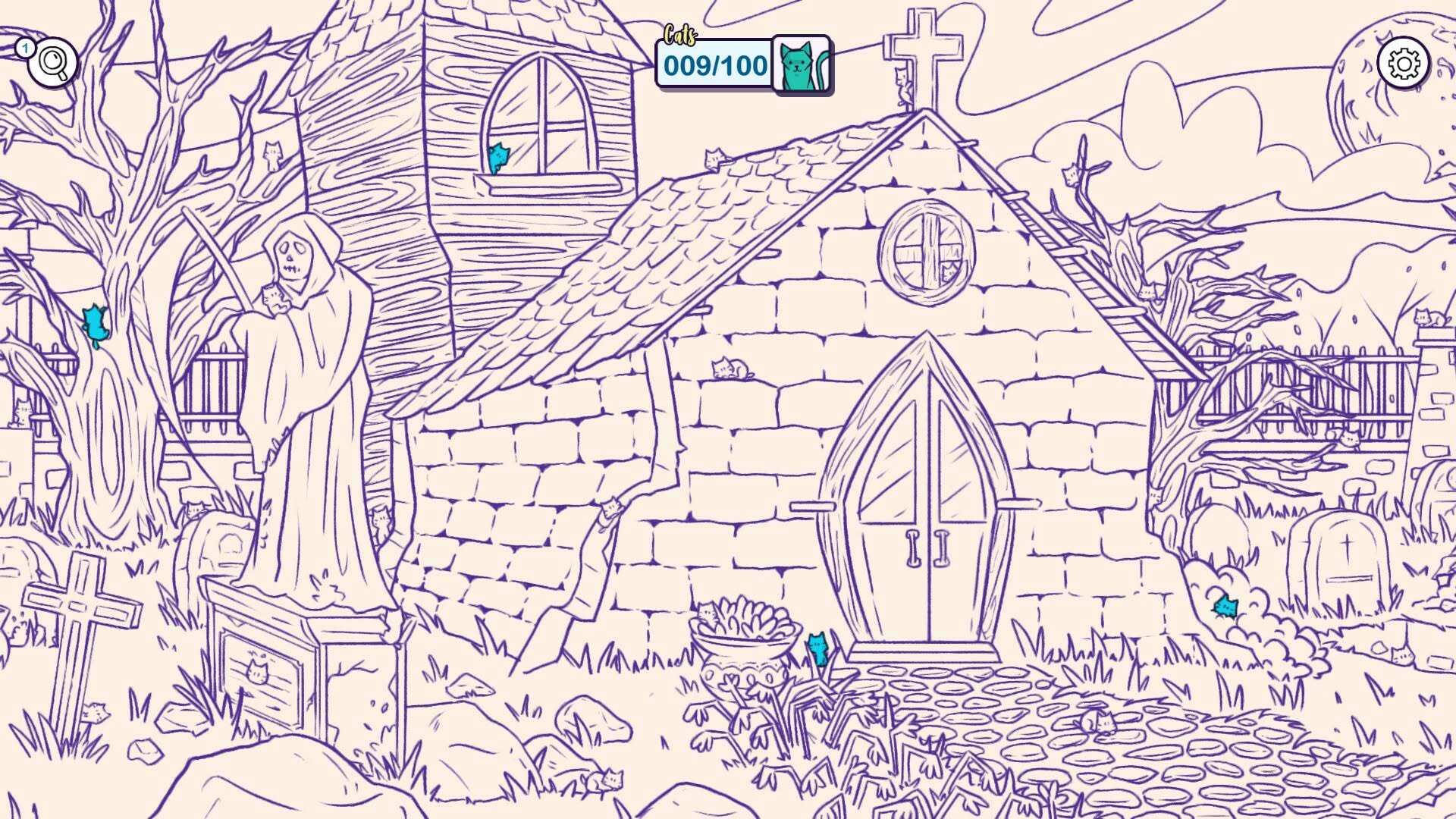 Screenshot for Hidden Cats in Spooky Town