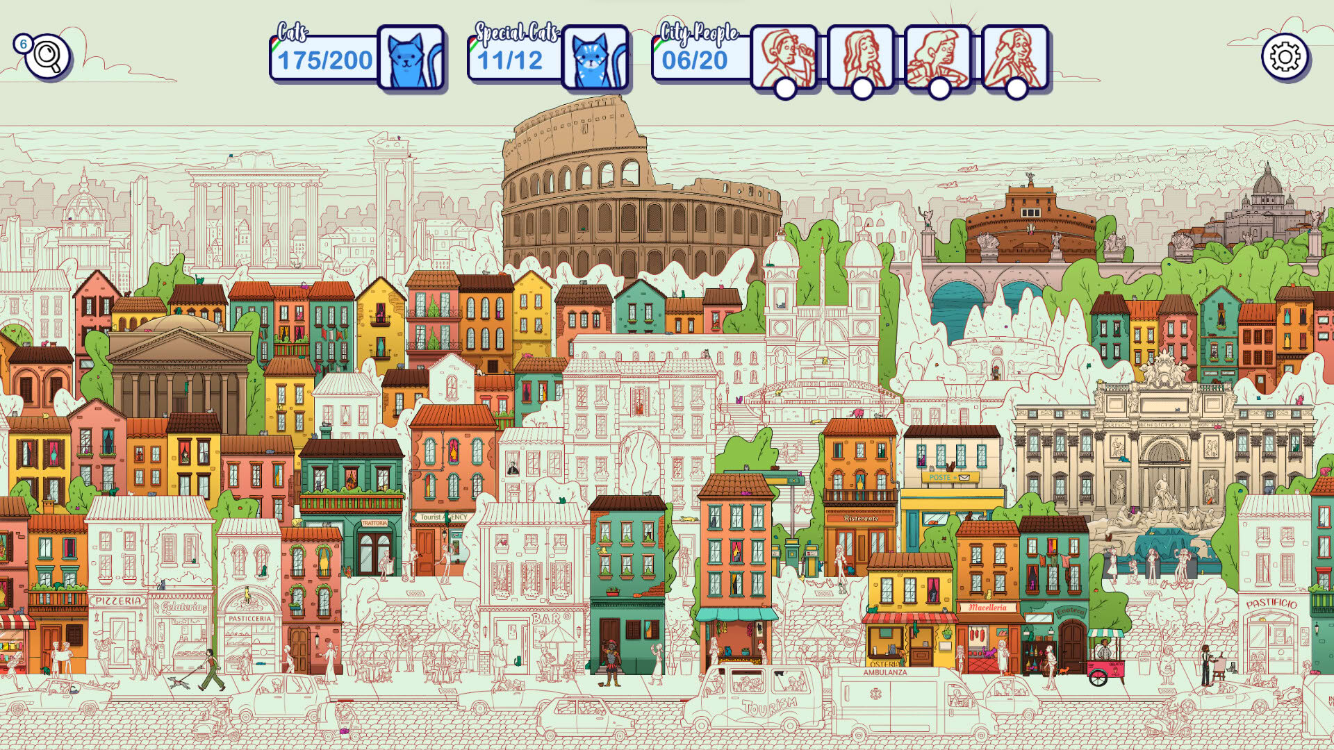 Screenshot for Hidden Cats in Rome