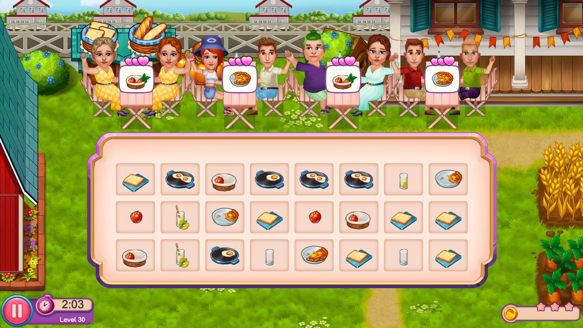 Screenshot for Claire's Cruisin' Cafe: Fest Frenzy