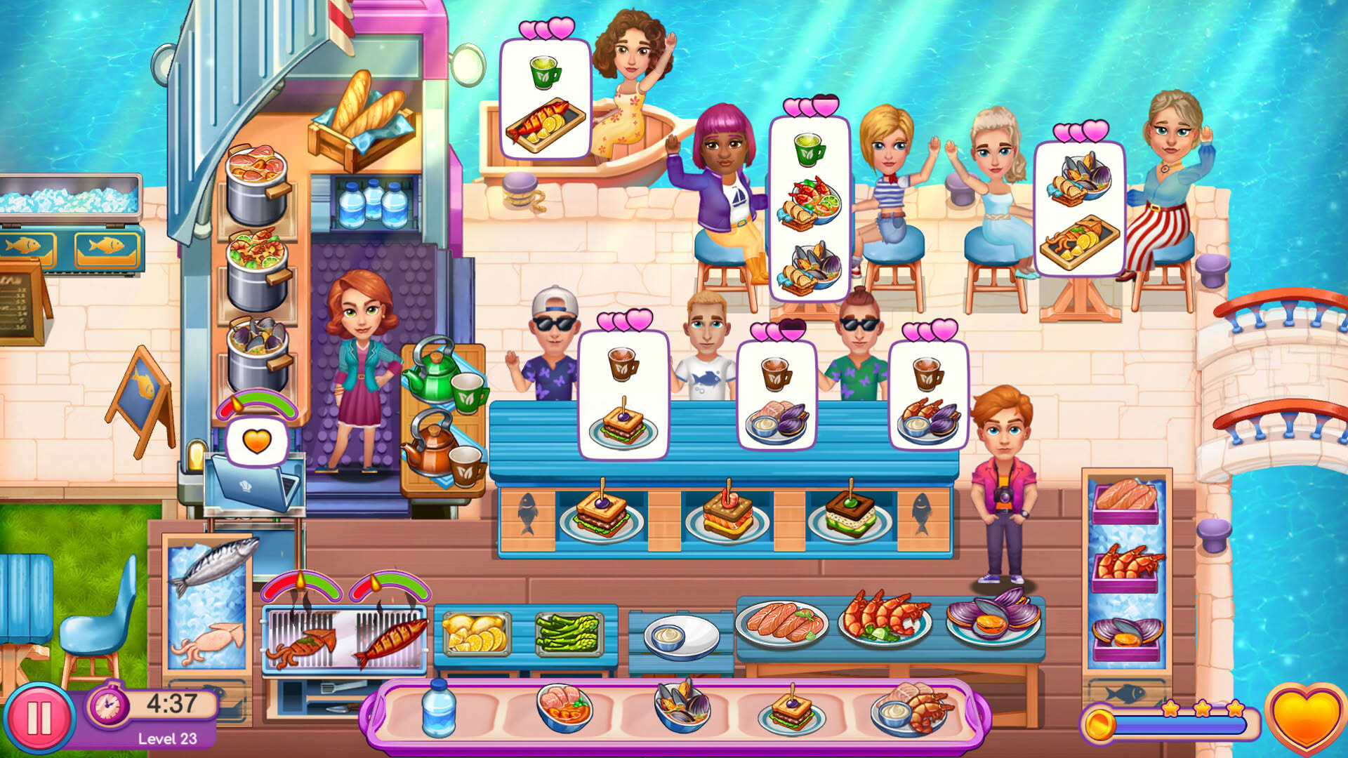 Screenshot for Claire's Cruisin' Cafe: Fest Frenzy