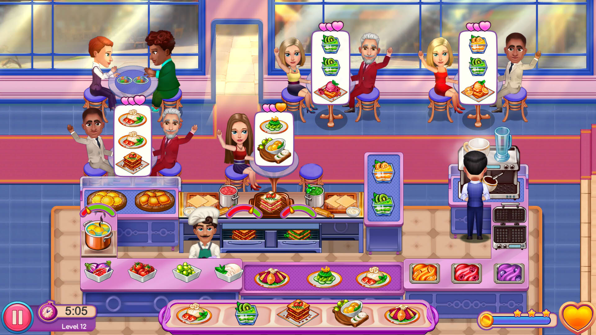Screenshot for Claire's Cruisin' Cafe: Fest Frenzy