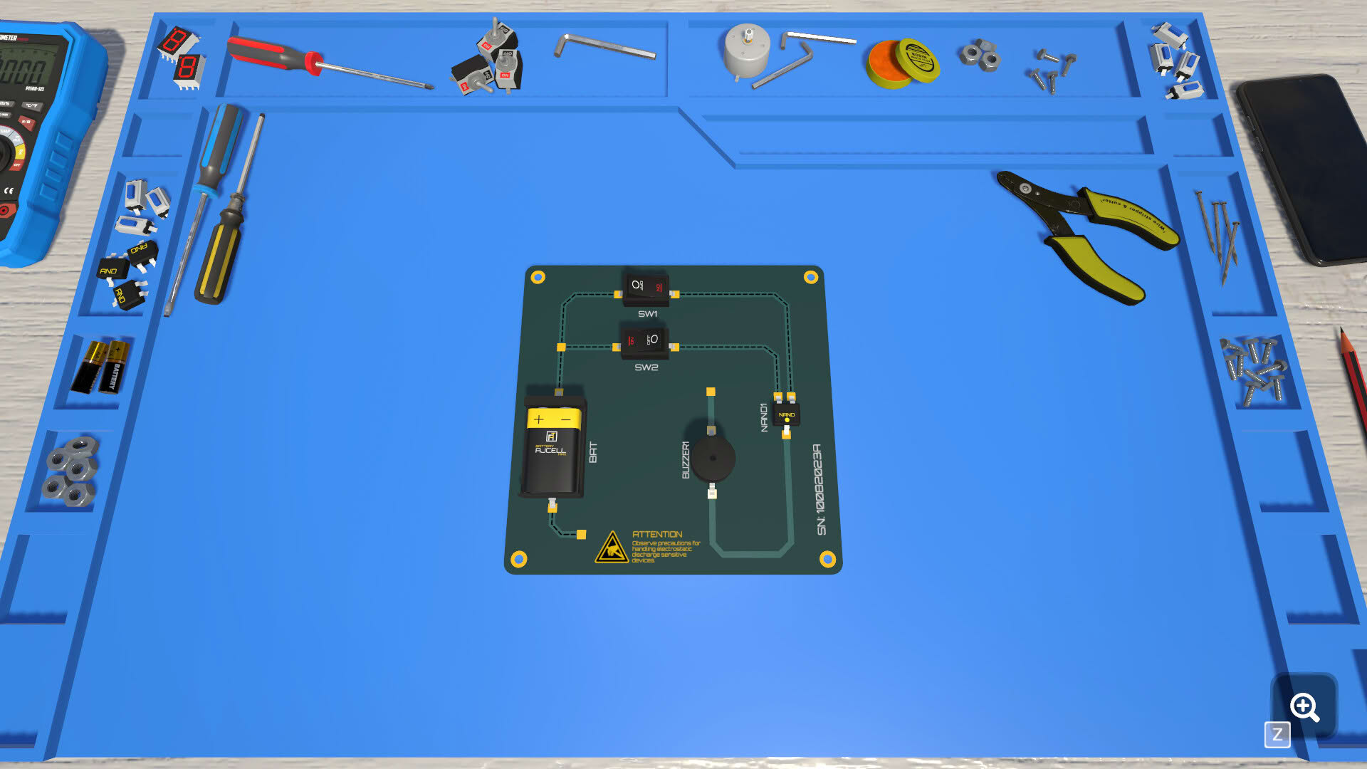 Screenshot for Electronics Puzzle Lab