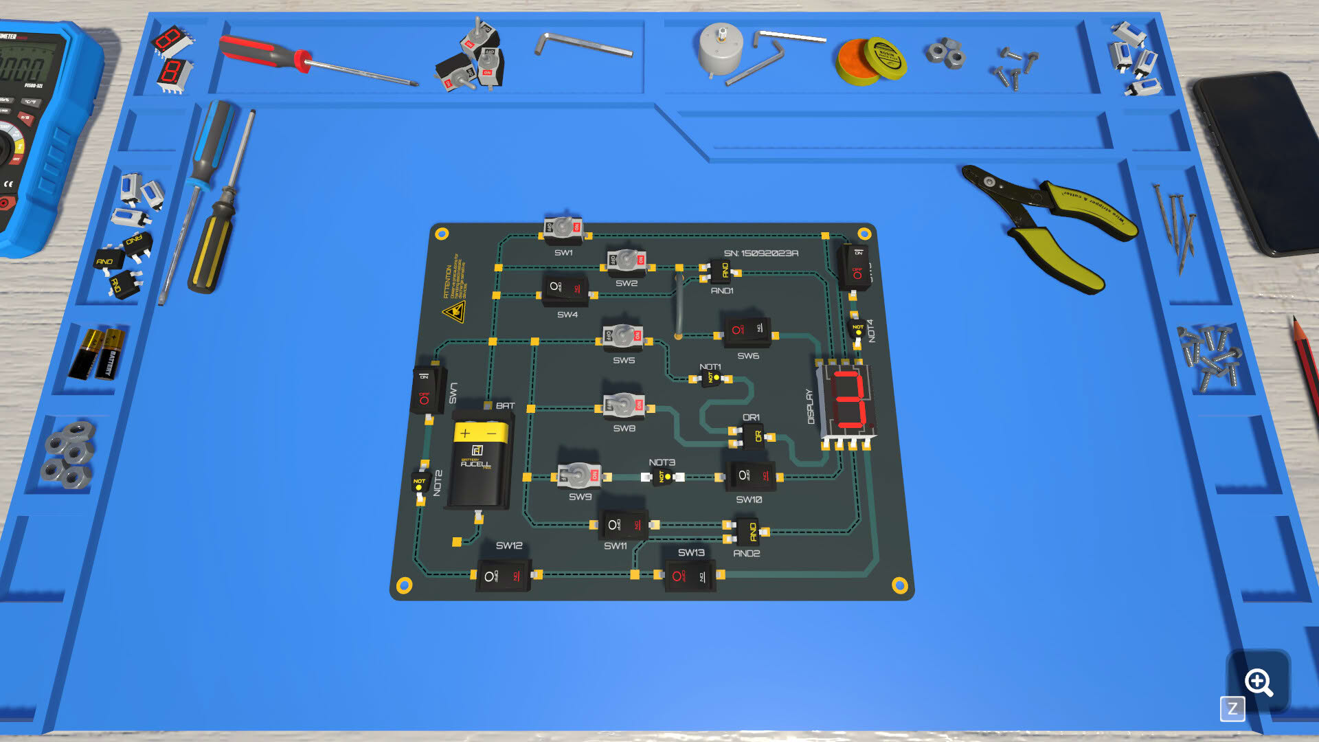 Screenshot for Electronics Puzzle Lab