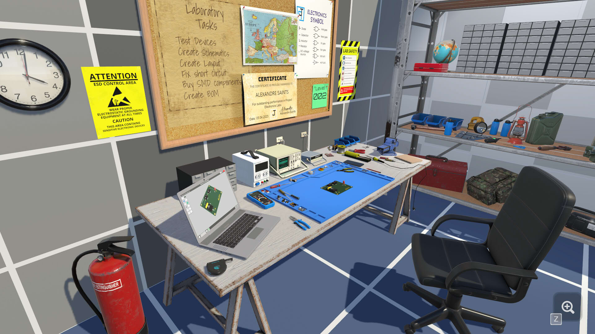 Screenshot for Electronics Puzzle Lab