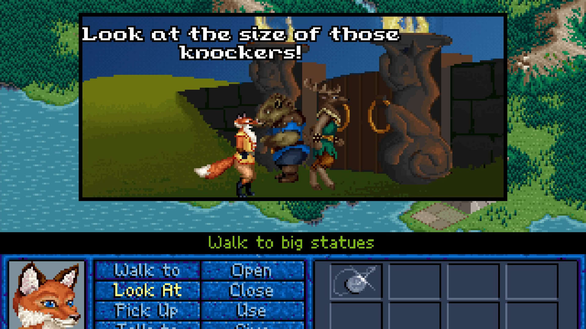 Screenshot for Inherit the Earth: Quest for the Orb