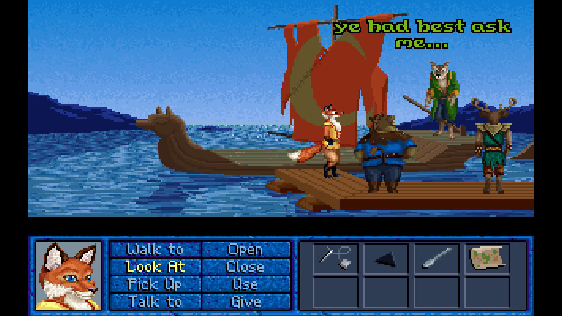 Screenshot for Inherit the Earth: Quest for the Orb