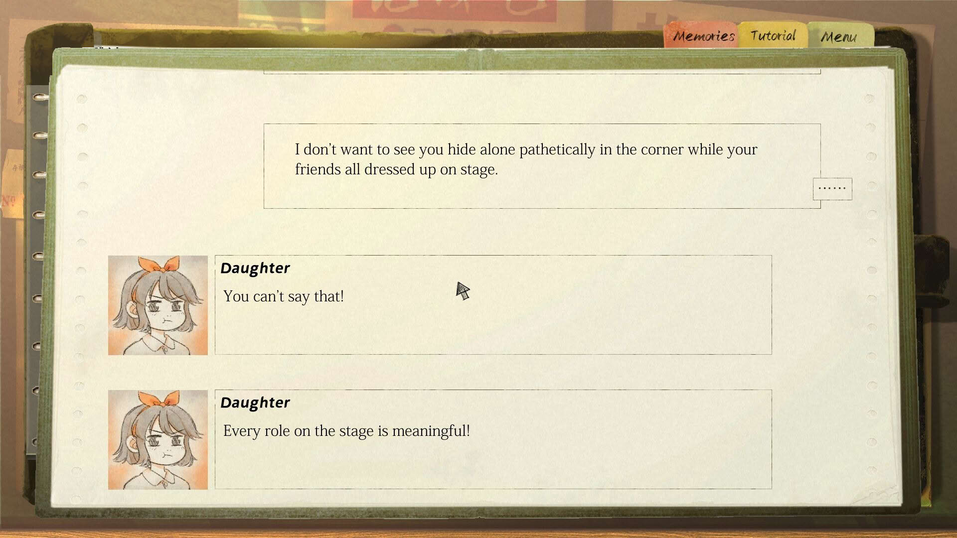 Screenshot for Fragment: A Story in Growing