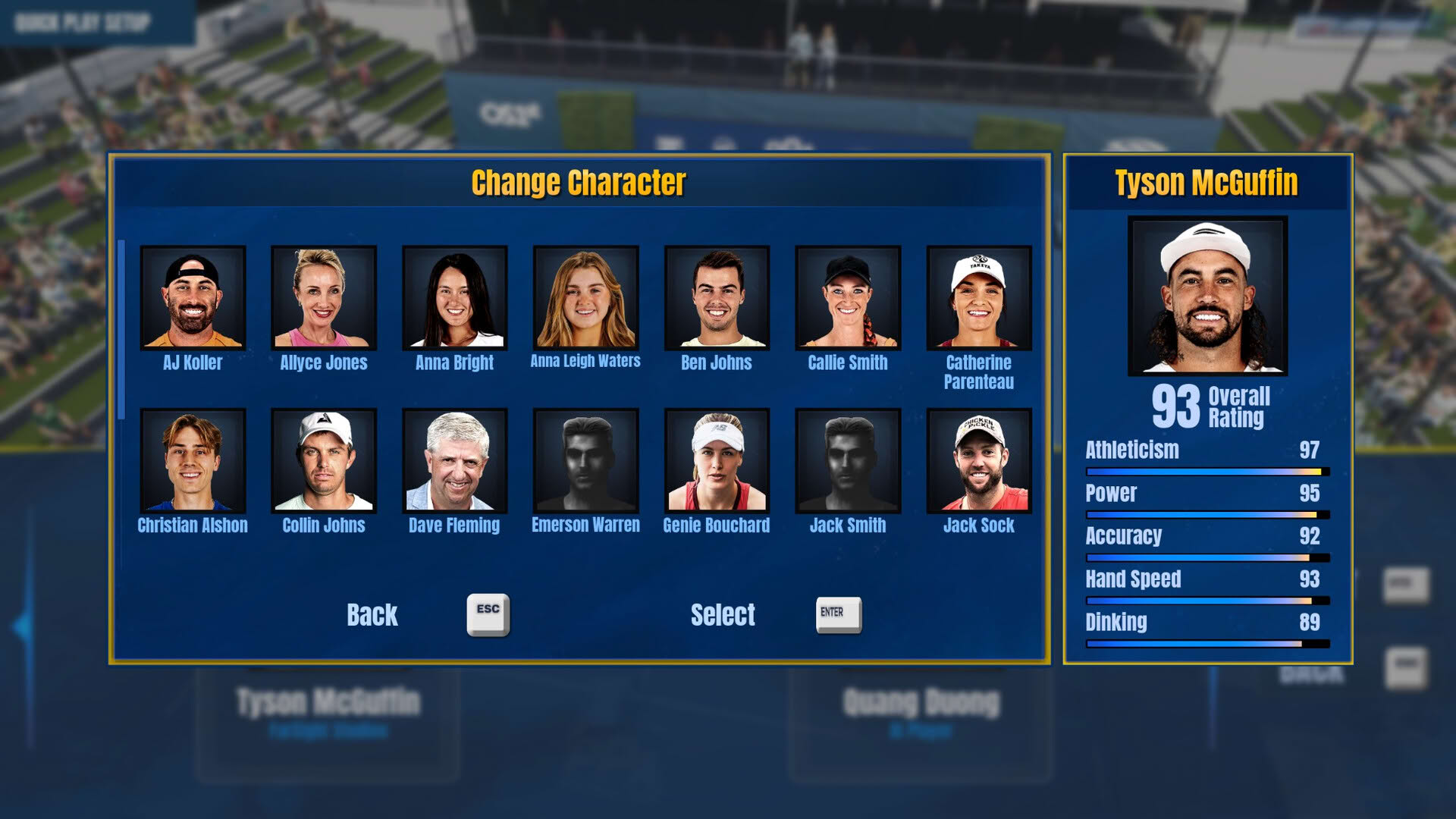 Screenshot for PPA Pickleball Tour 2025
