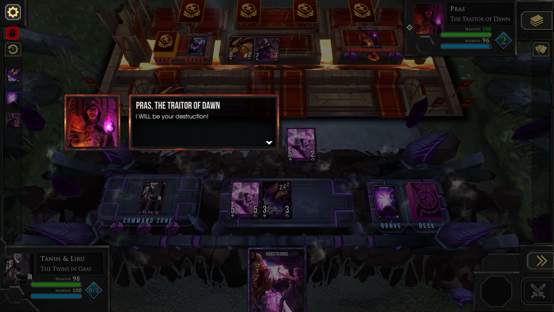 Screenshot for Infinity Wars: Animated Trading Card Game