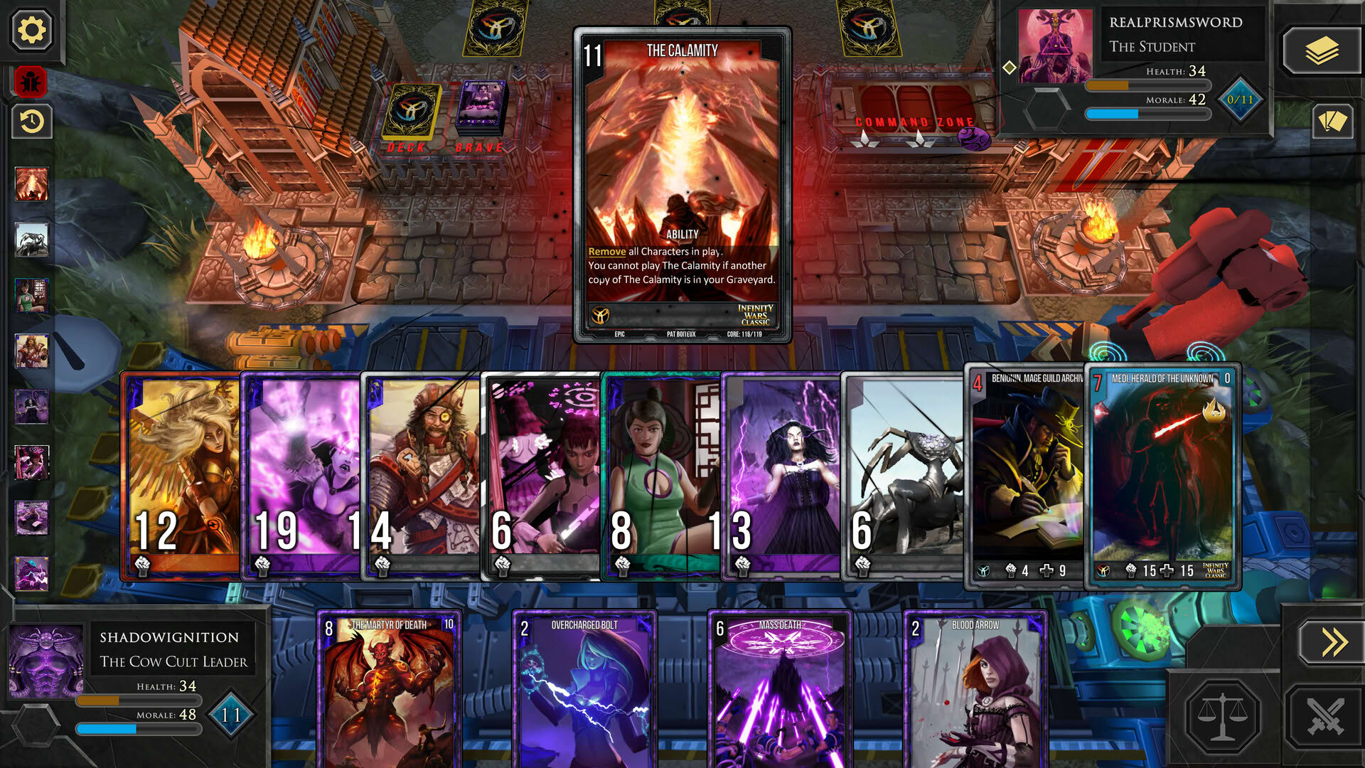 Screenshot for Infinity Wars: Animated Trading Card Game