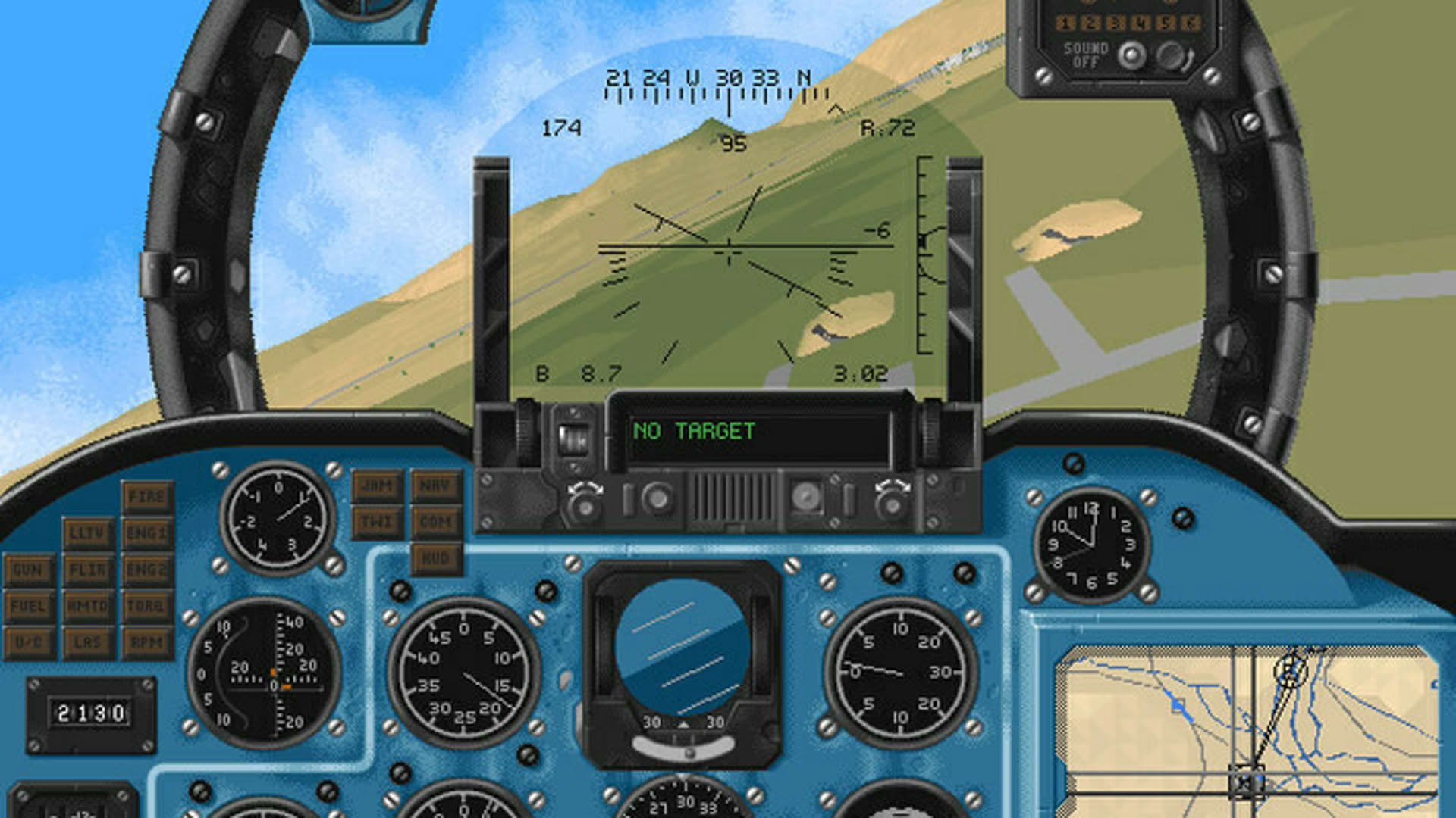 Screenshot for HIND: The Russian Combat Helicopter Simulation