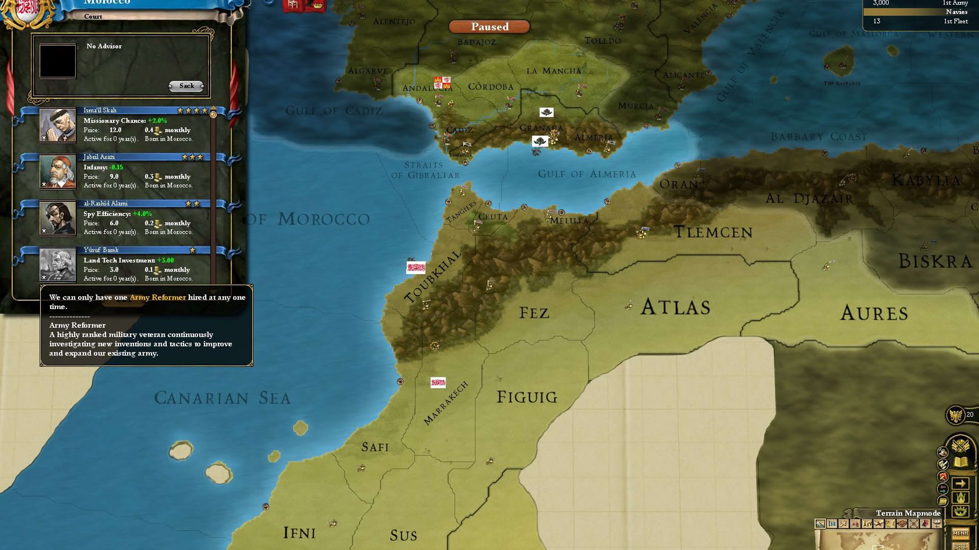 Screenshot for Europa Universalis III: Divine Wind