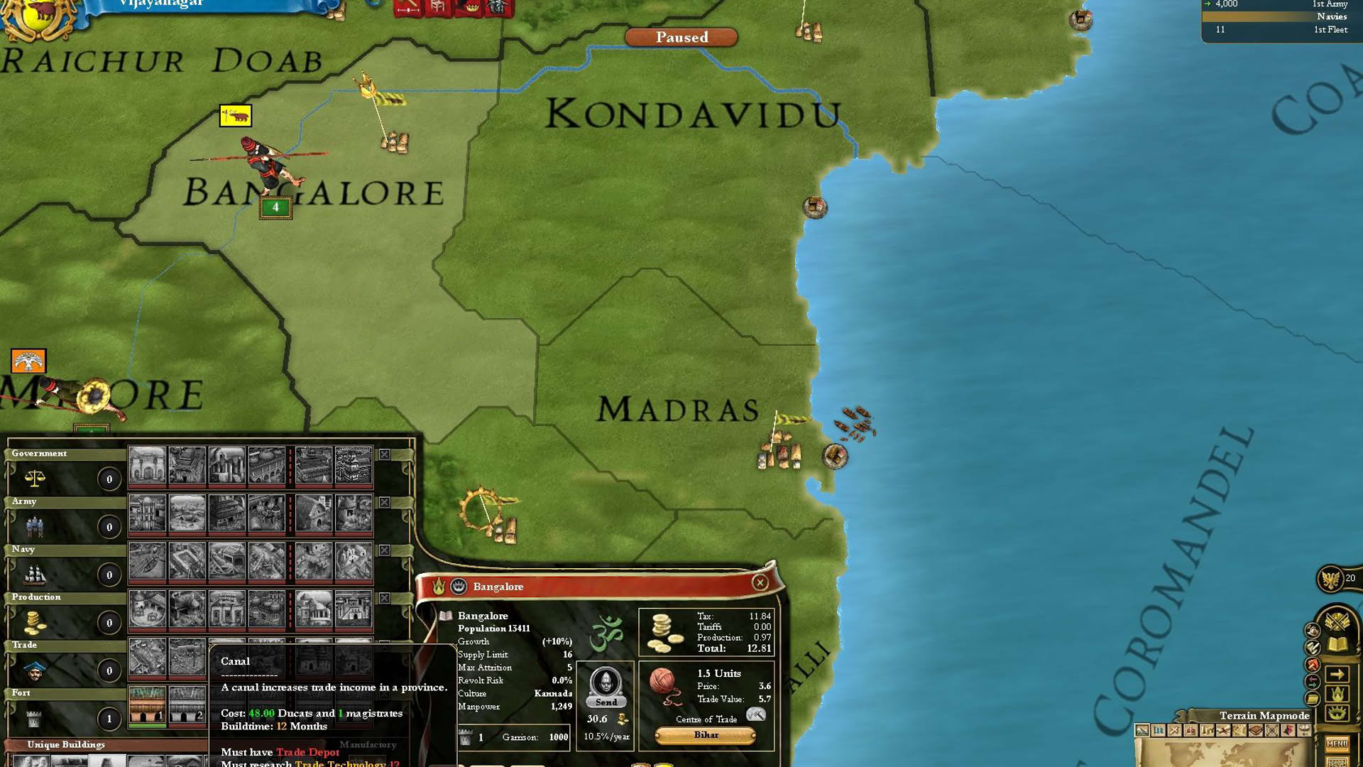 Screenshot for Europa Universalis III: Divine Wind