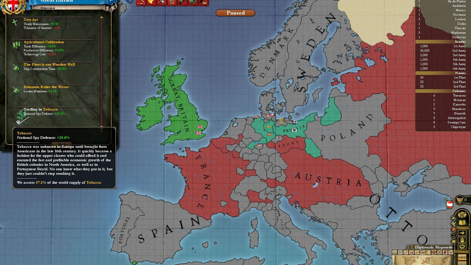 Screenshot for Europa Universalis III: Divine Wind