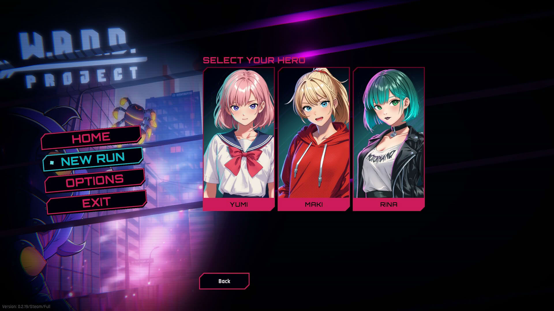 Screenshot for W.A.N.D. Project