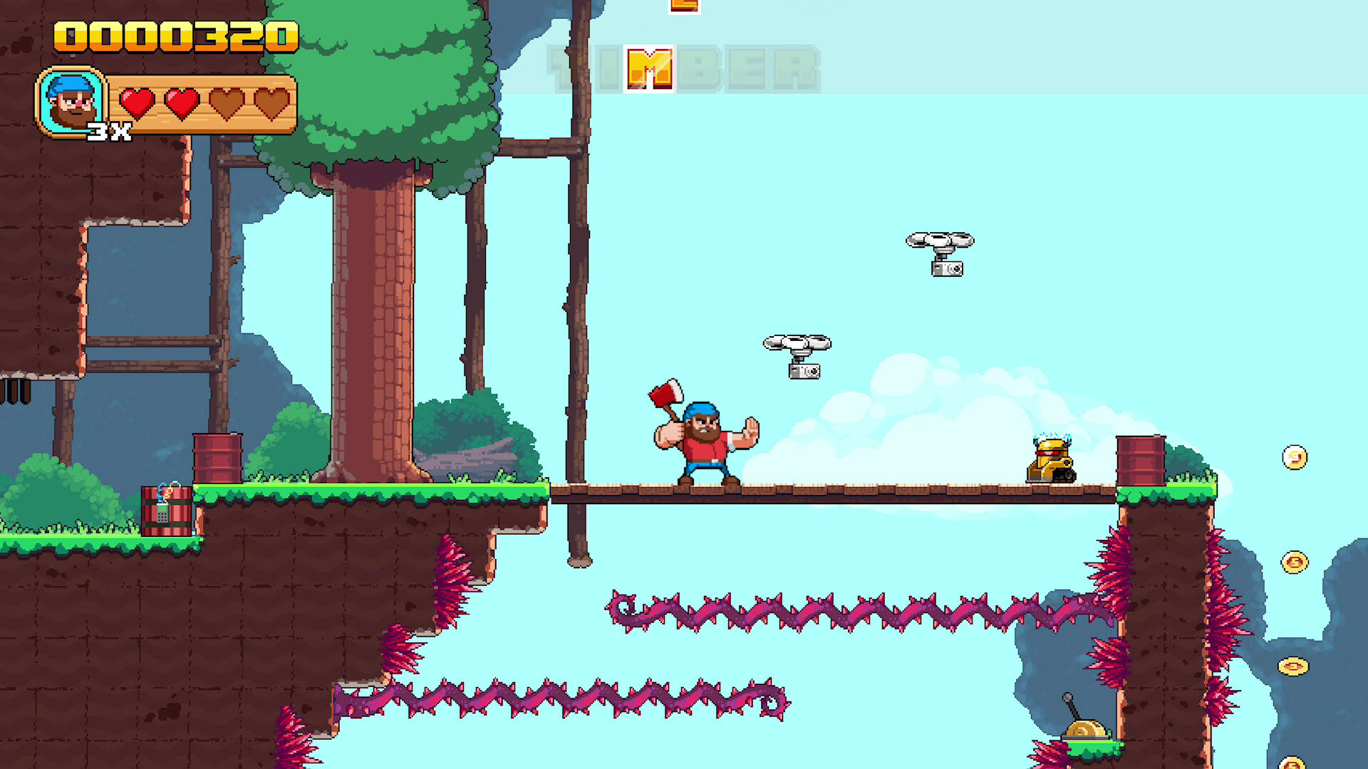 Screenshot for Timberman: The Big Adventure
