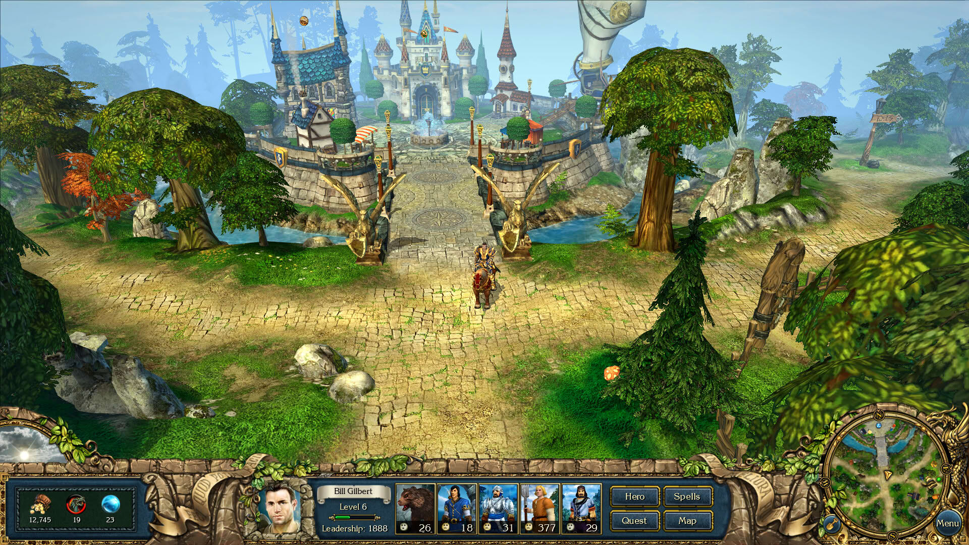 Screenshot for King's Bounty: The Legend
