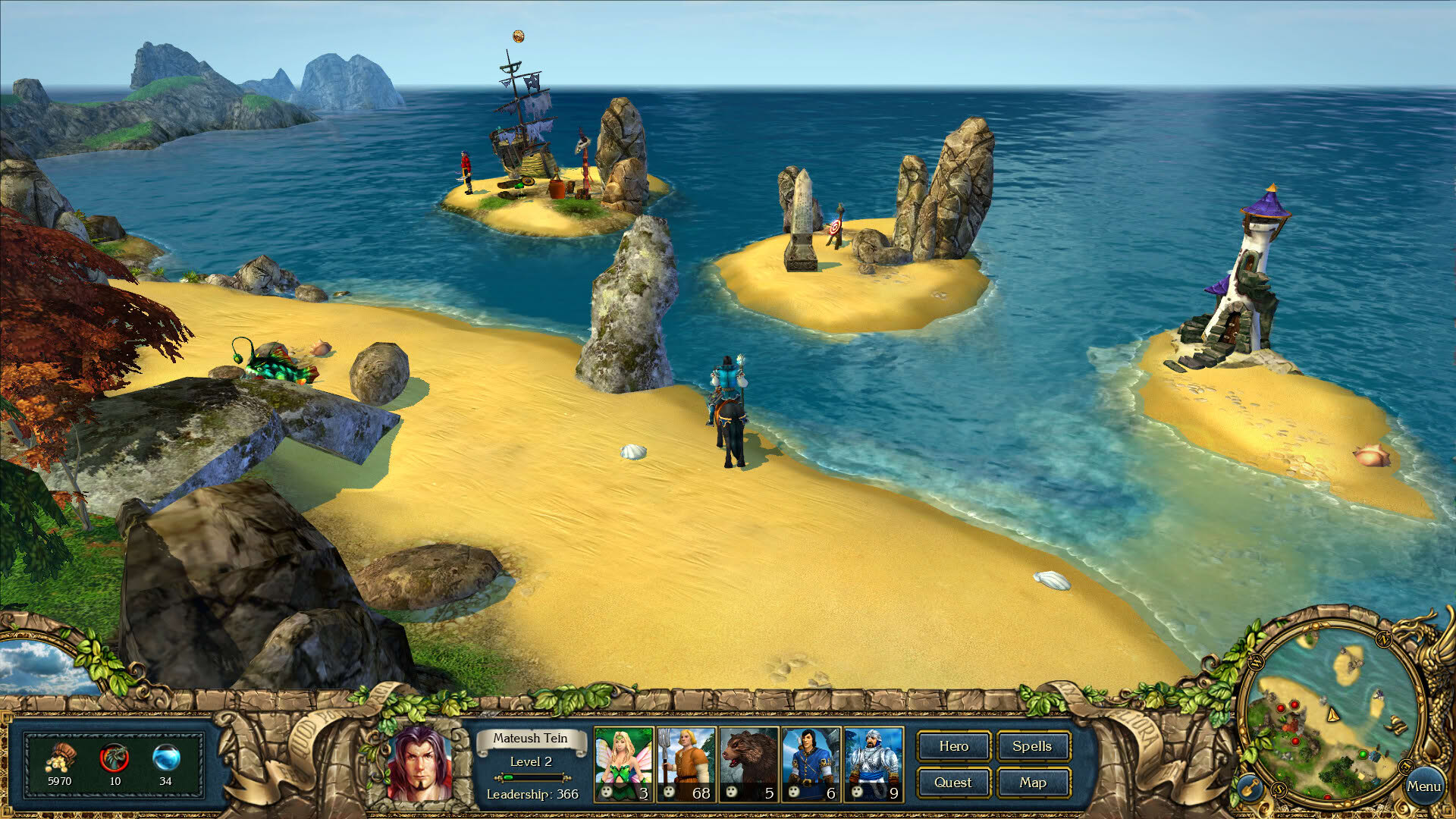 Screenshot for King's Bounty: The Legend