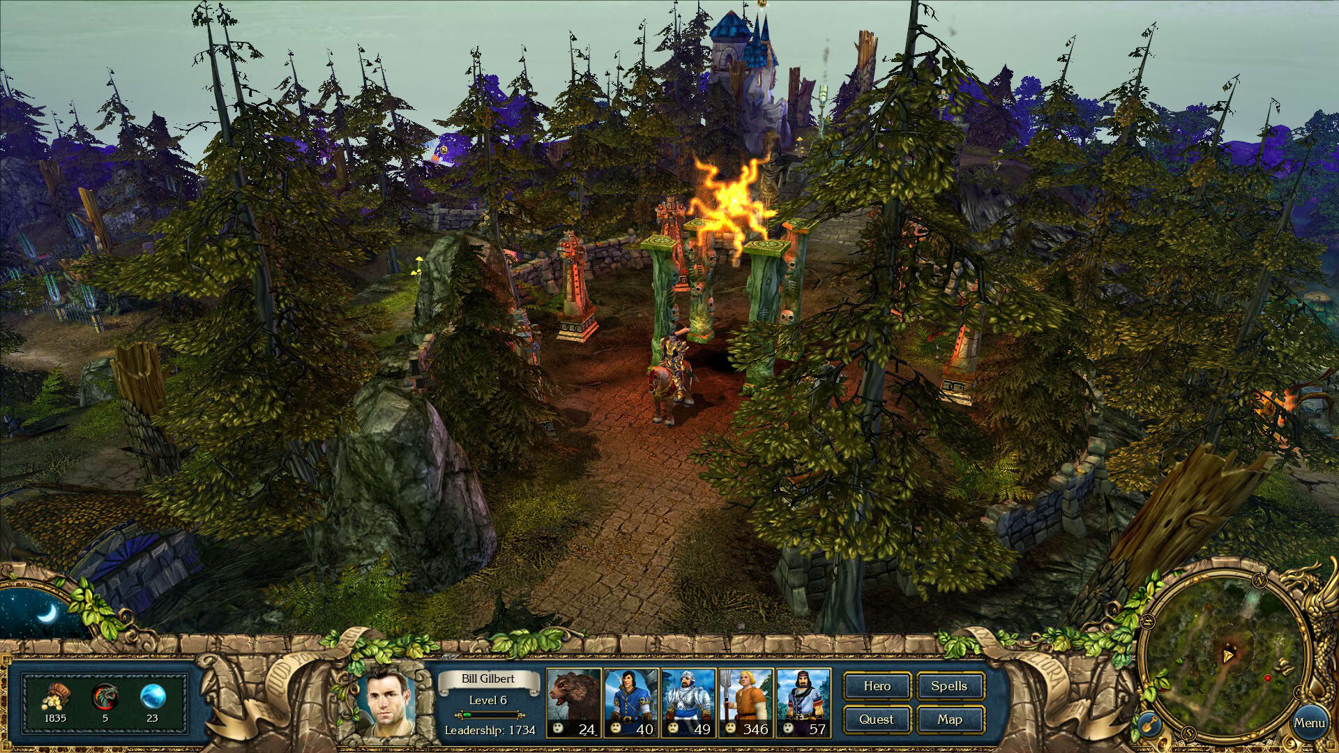 Screenshot for King's Bounty: The Legend