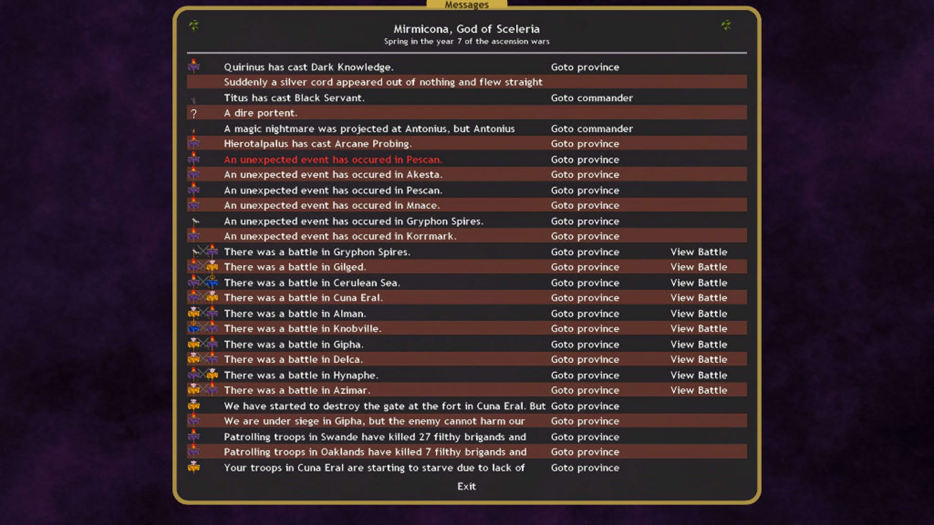 Screenshot for Dominions 4: Thrones of Ascension