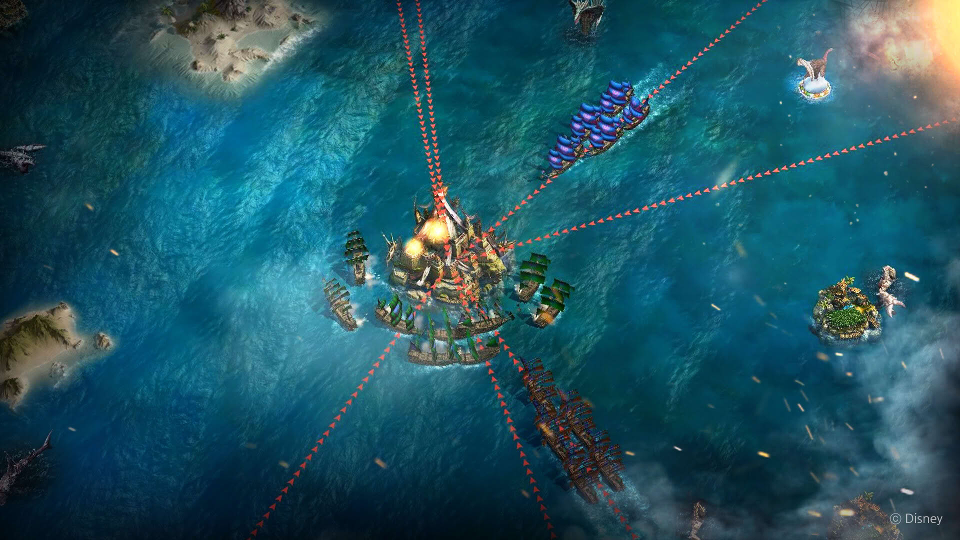 Screenshot for Pirates of the Caribbean: Tides of War